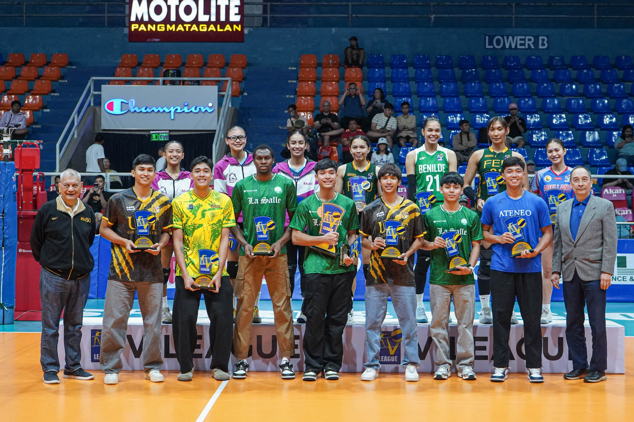 VL2025-Awarding_All-00937 Shaina Nitura, Chris Hernandez make history as first MVPs for Adamson, La Salle in V-League ADMU AdU AU CSB DLSU FEU News UST Volleyball - philippine sports news