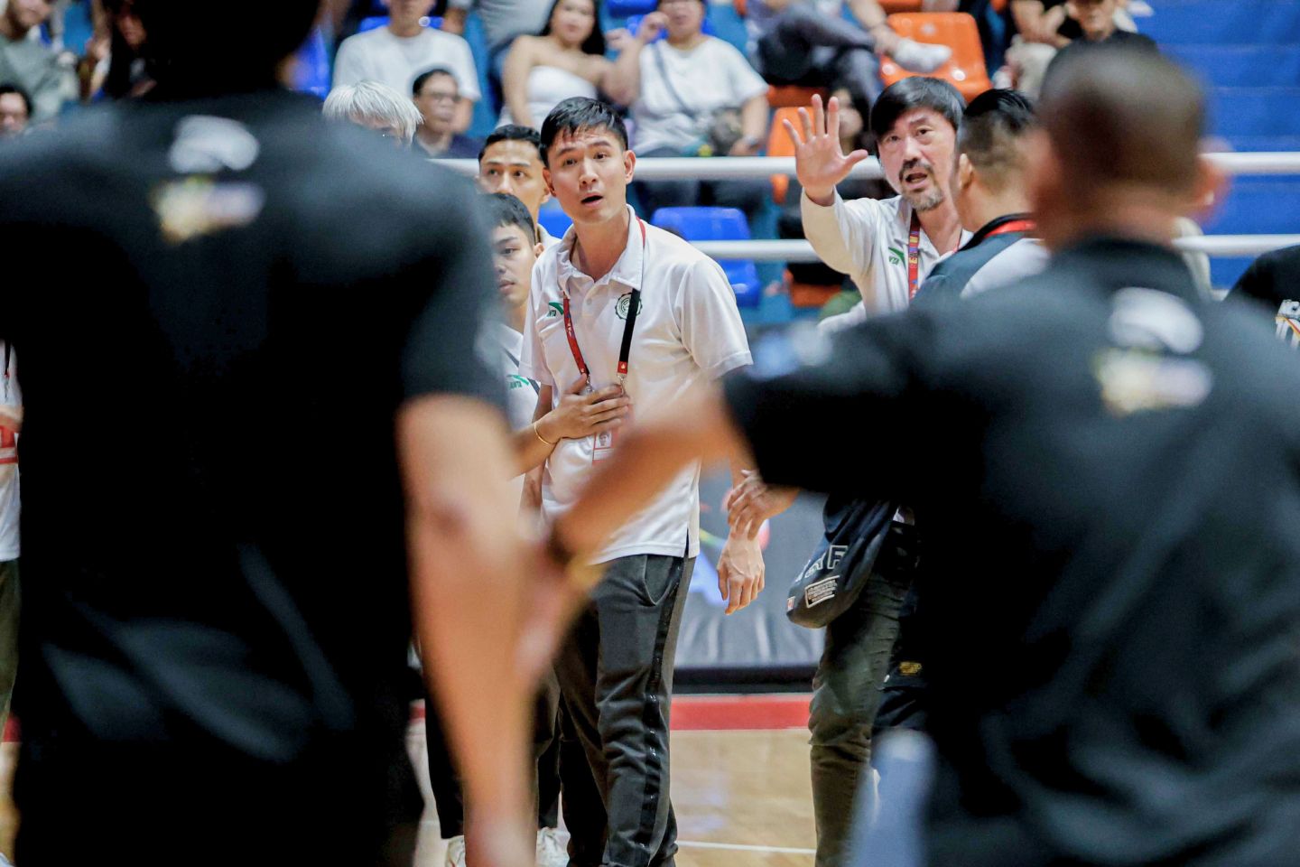 NCAA-101-Benilde-vs-San-Beda-Charles-Tiu All Love, All Ateneo: Charles Tiu, Andre Santos brush off halftime misunderstanding Basketball CSB NCAA News SBC - philippine sports news