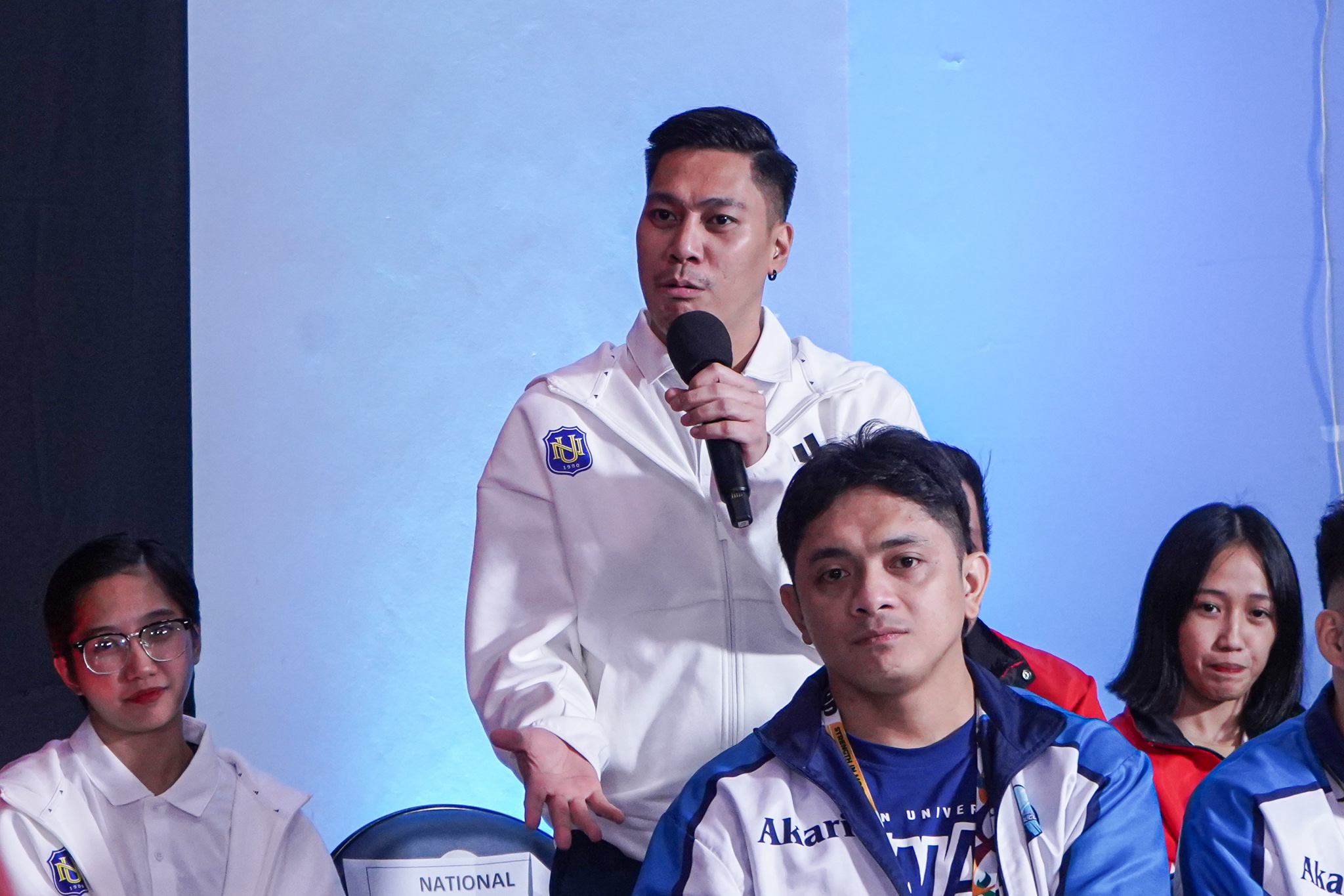 UAAP-88-Cheerdance-Competition-Press-Conference-NU-HC-Gabriel-Bajacan-00511 NU goes ninja, UST brings the spooks as UAAP cheersquads unveil themes ADMU AdU Cheerleading DLSU FEU News NU UAAP UE UP UST - philippine sports news