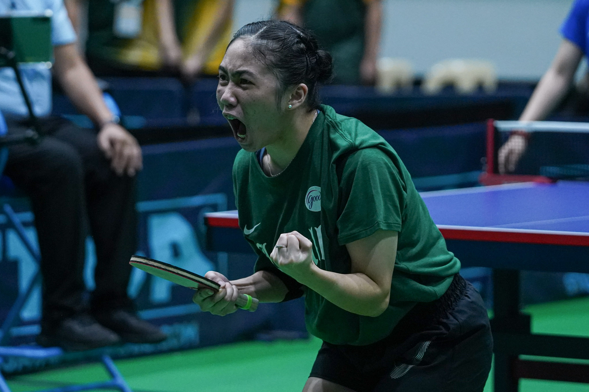 UAAP-88-Table-Tennis-DLSU-BERNALDEZ-Kyla-08057 Wrency Abad leads Ateneo to fourth straight UAAP Men's Table Tennis Finals ADMU AdU DLSU FEU News Table Tennis UAAP UP UST - philippine sports news