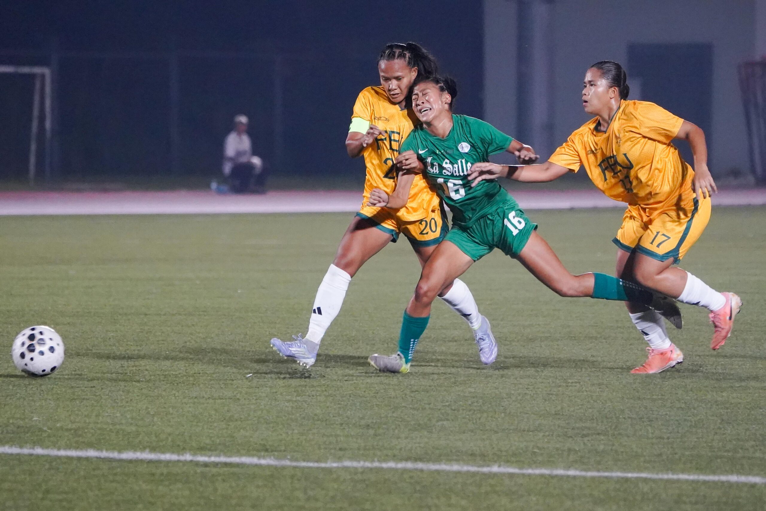 UAAP-Season-88-Football-Jonela-Albino-Dani-Tanjangco-scaled FEU eyes fourth straight UAAP Women’s Football title against La Salle DLSU FEU Football News UAAP - philippine sports news