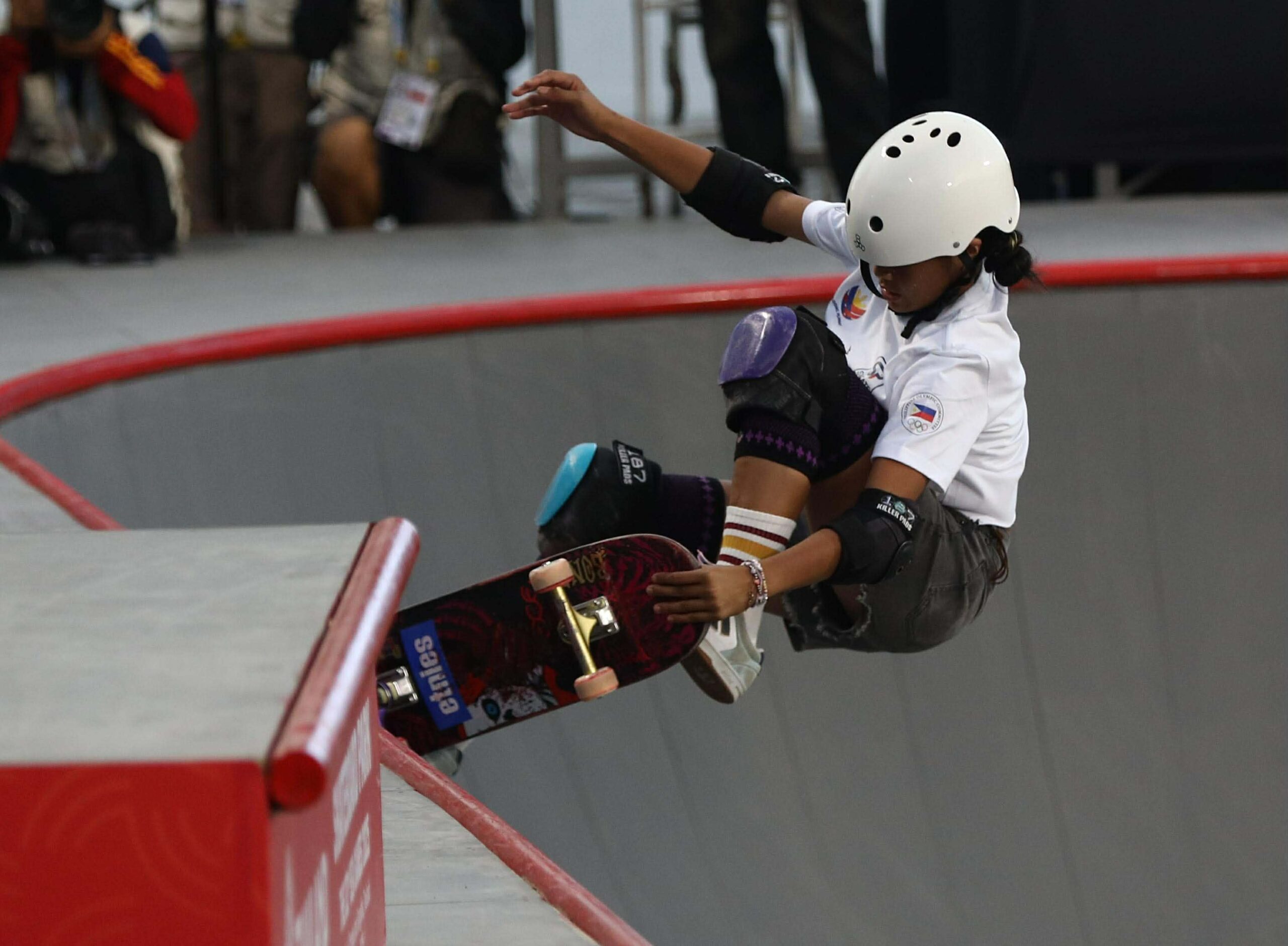2025-SEA-Games-Skateboarding-Mazel-Paris-Alegado-1-scaled Midlife Halftime: Teen titans shine at SEA Games 2025 2025 SEA Games Bandwagon Wire Basketball Football Gymnastics Shooting Skateboarding Taekwondo Triathlon - philippine sports news