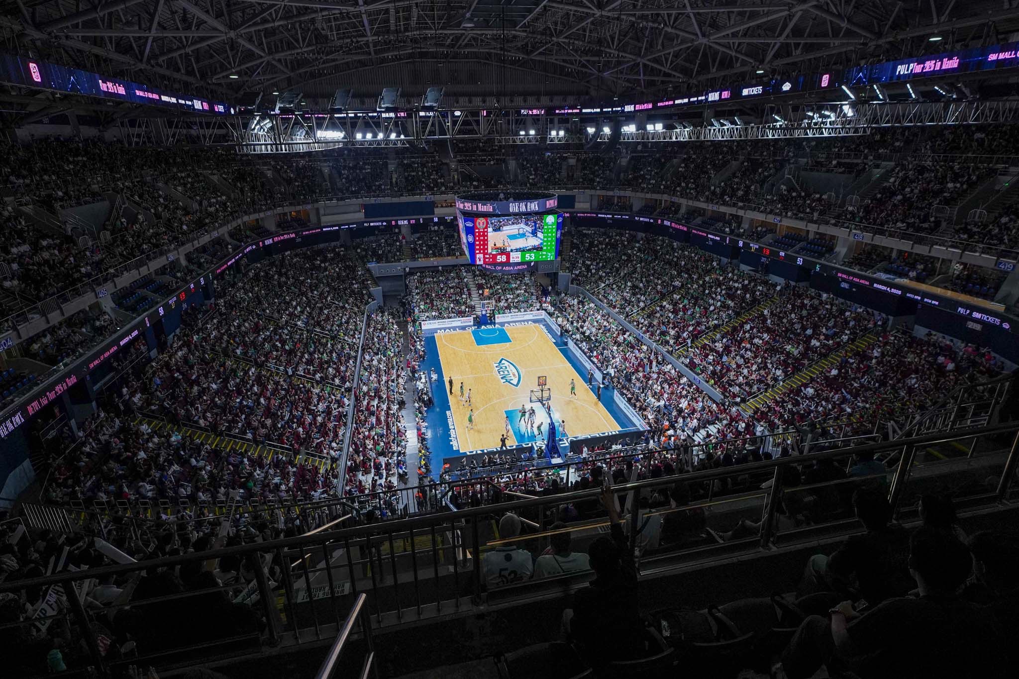 UAAP-Season-88-Mens-Basketball-Finals-Game-1-SM-Mall-of-Asia-Arena UAAP Men's Basketball finals attendance climbs despite record eluding Araneta Basketball DLSU News UAAP UP - philippine sports news