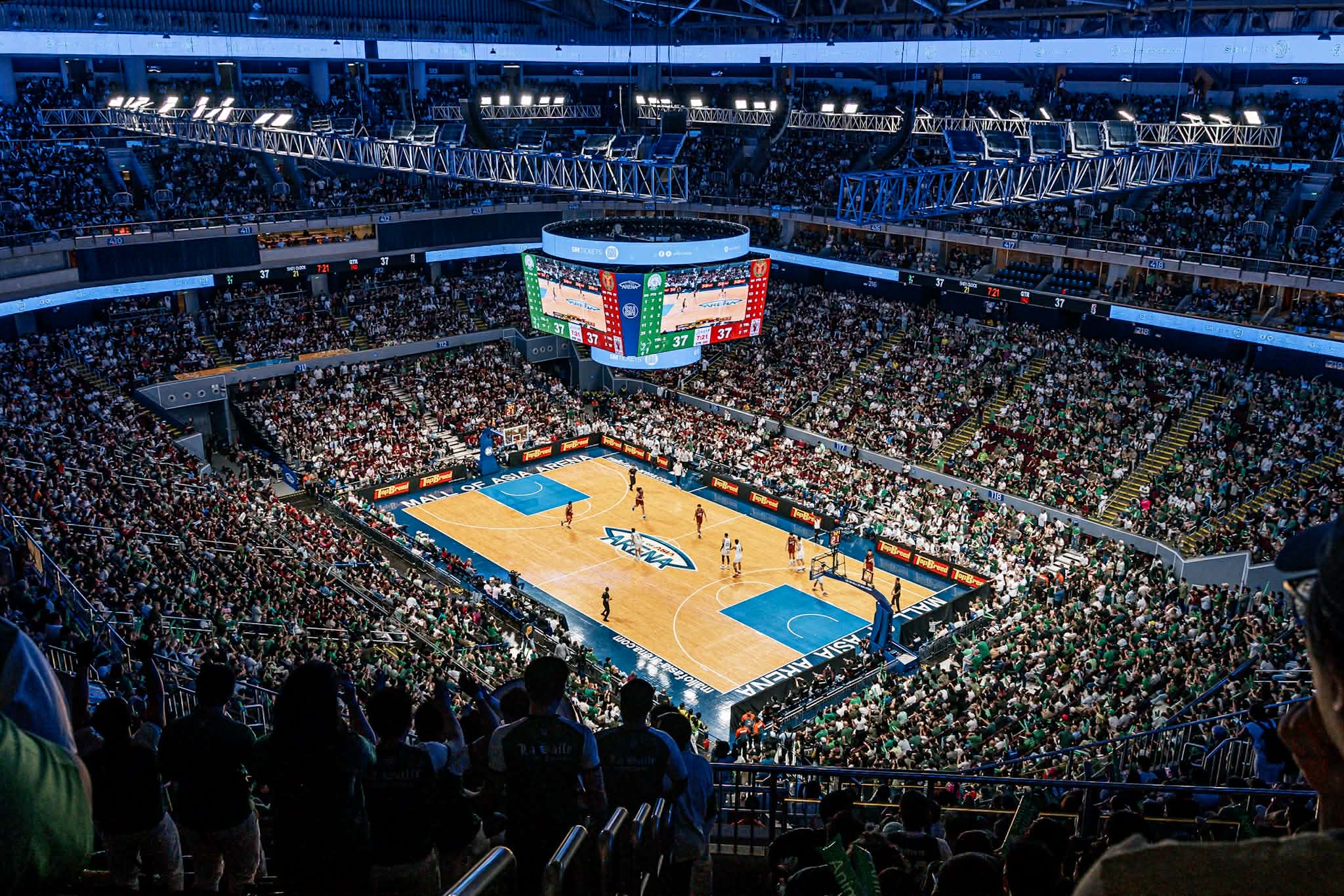 UAAP-Season-88-Mens-Basketball-Finals-Game-2-SM-Mall-of-Asia-Arena UAAP Men's Basketball finals attendance climbs despite record eluding Araneta Basketball DLSU News UAAP UP - philippine sports news