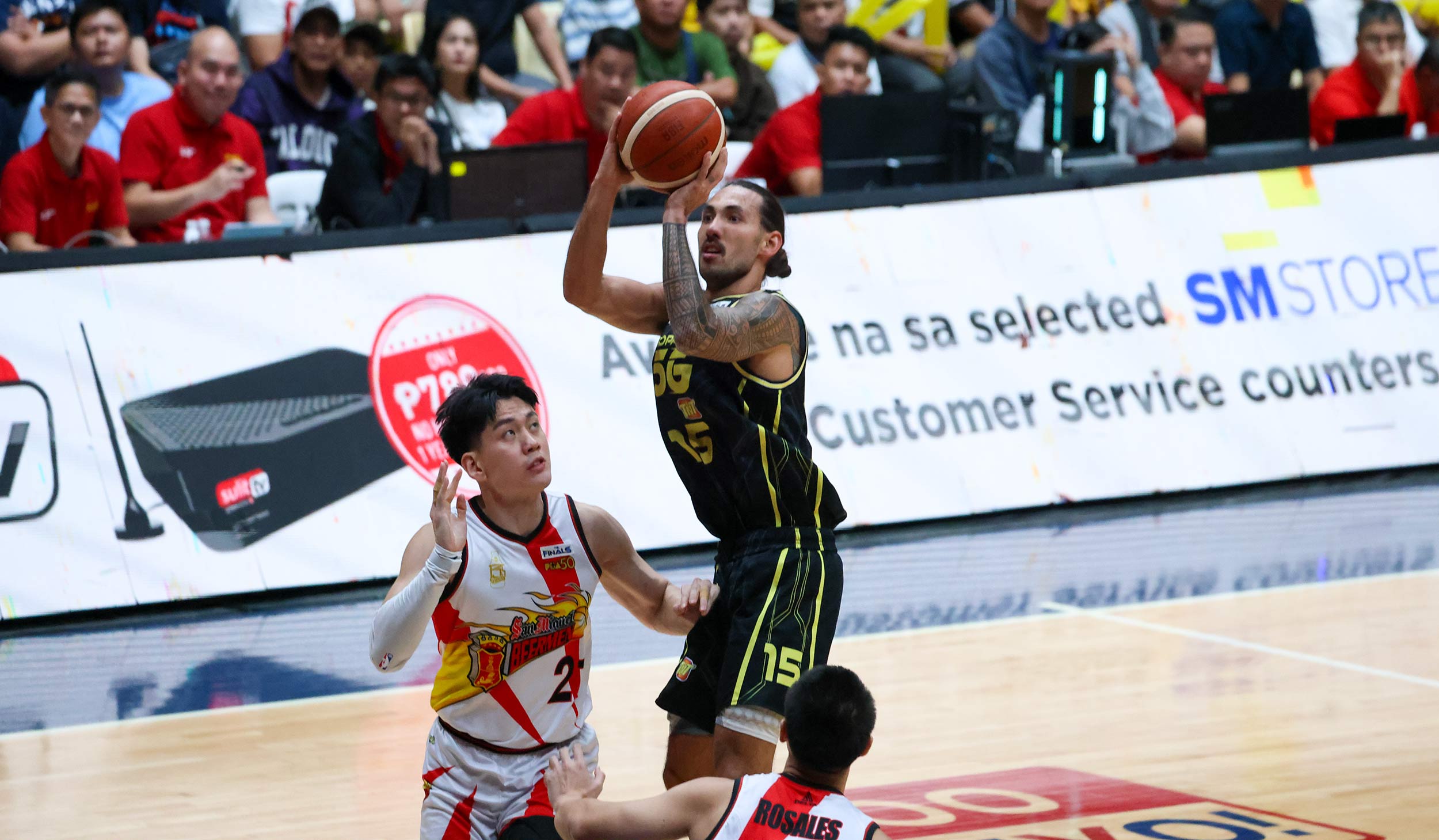 2025-26-PBA-Philippine-Cup-Finals-Game-1-San-Miguel-vs-TNT-Jordan-Heading TNT survives San Miguel rally, draws first blood in PBA Finals opener Basketball News PBA - philippine sports news