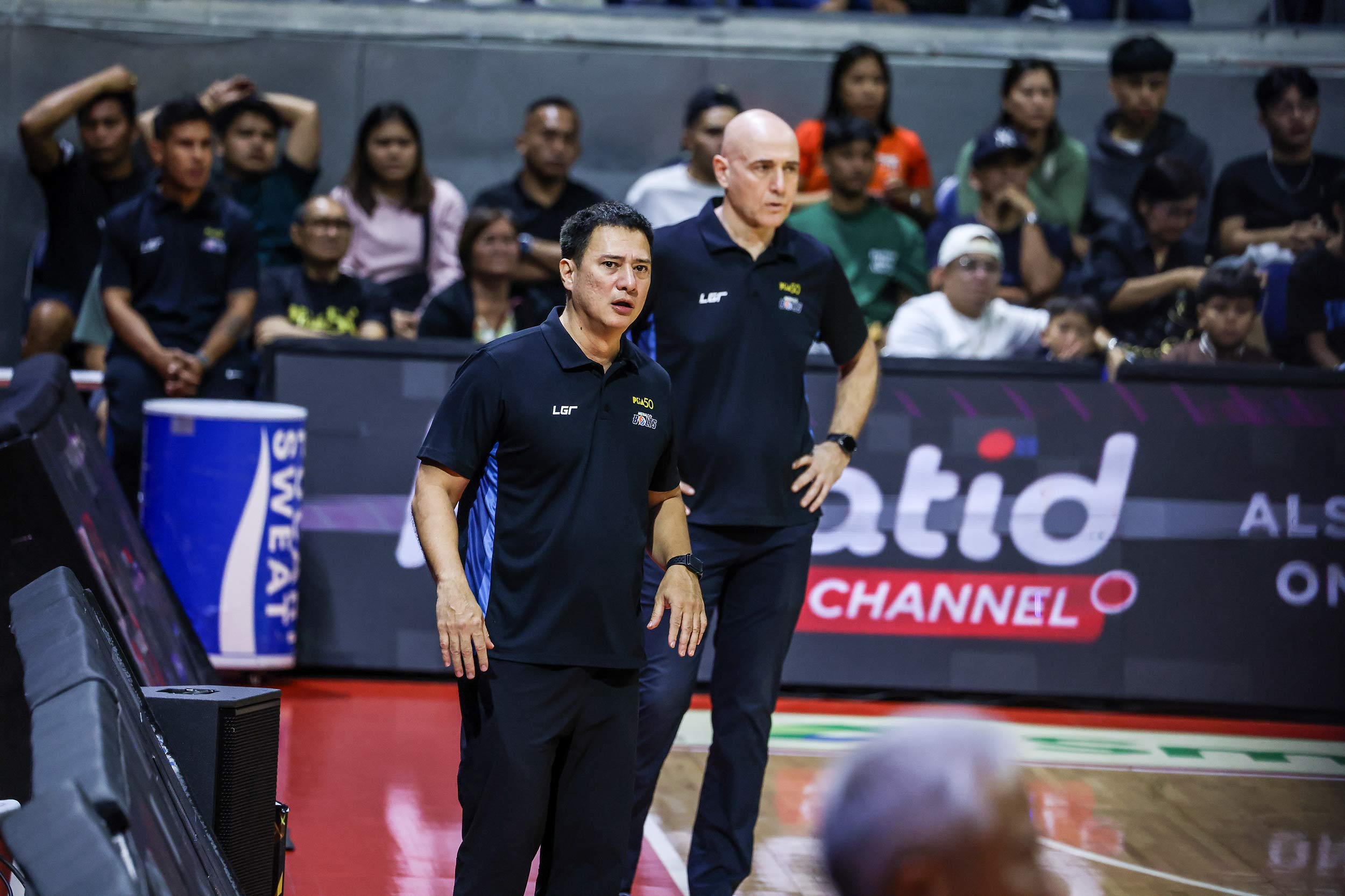2025-26-PBA-Philippine-Cup-Semifinals-Game-1-TNT-vs-Meralco-Nenad-Vucinic-and-Luigi-Trillo Nenad Vucinic to miss Games 2 and 3 as he attends to daughter's wedding Basketball News PBA - philippine sports news