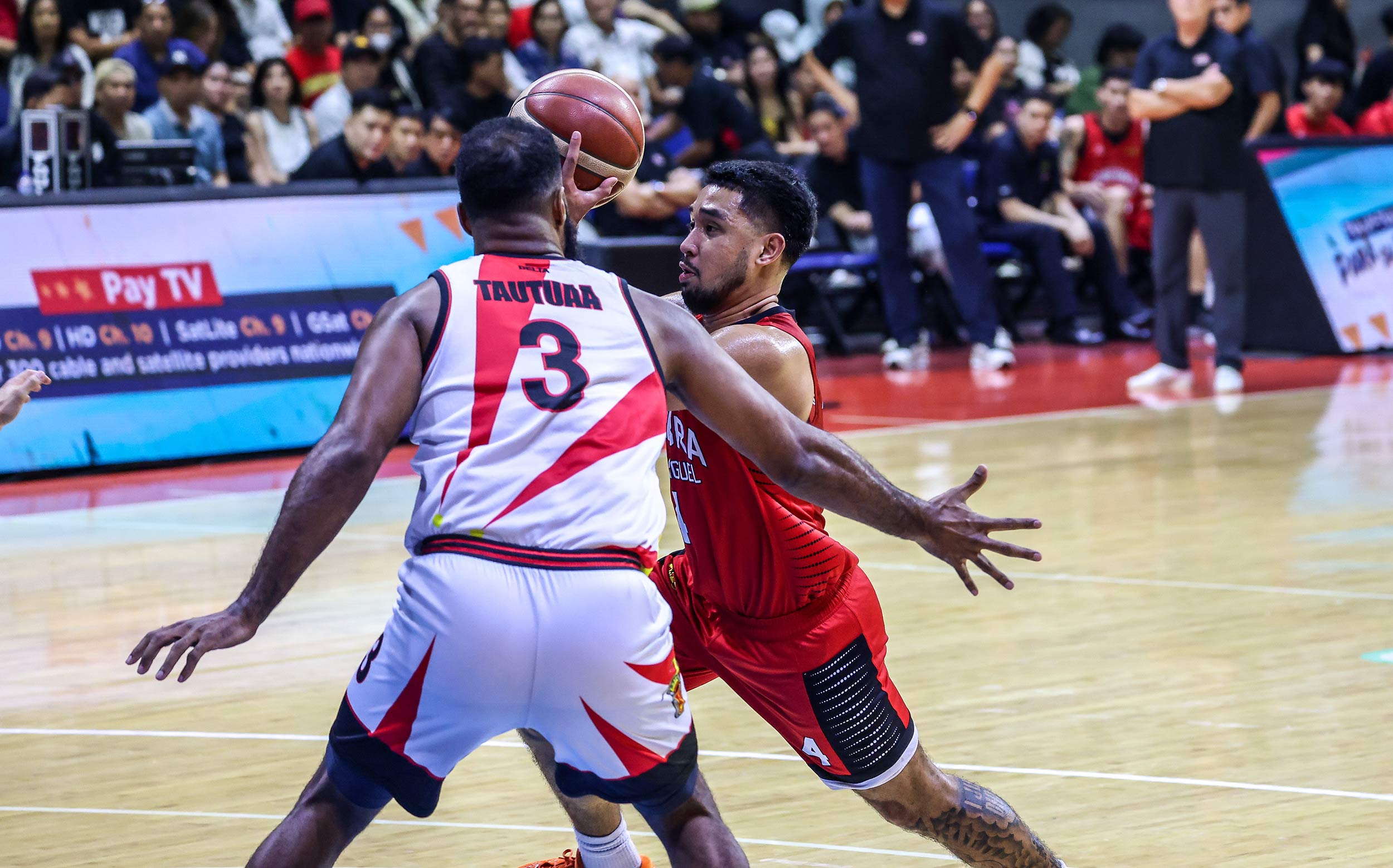 2025-26-PBA-Philippine-Cup-Semis-Game-1-San-Miguel-vs-Ginebra-RJ-Abarrientos Cu, Torres spark Ginebra, end San Miguel 10-game streak in PBA semis opener Basketball News PBA - philippine sports news