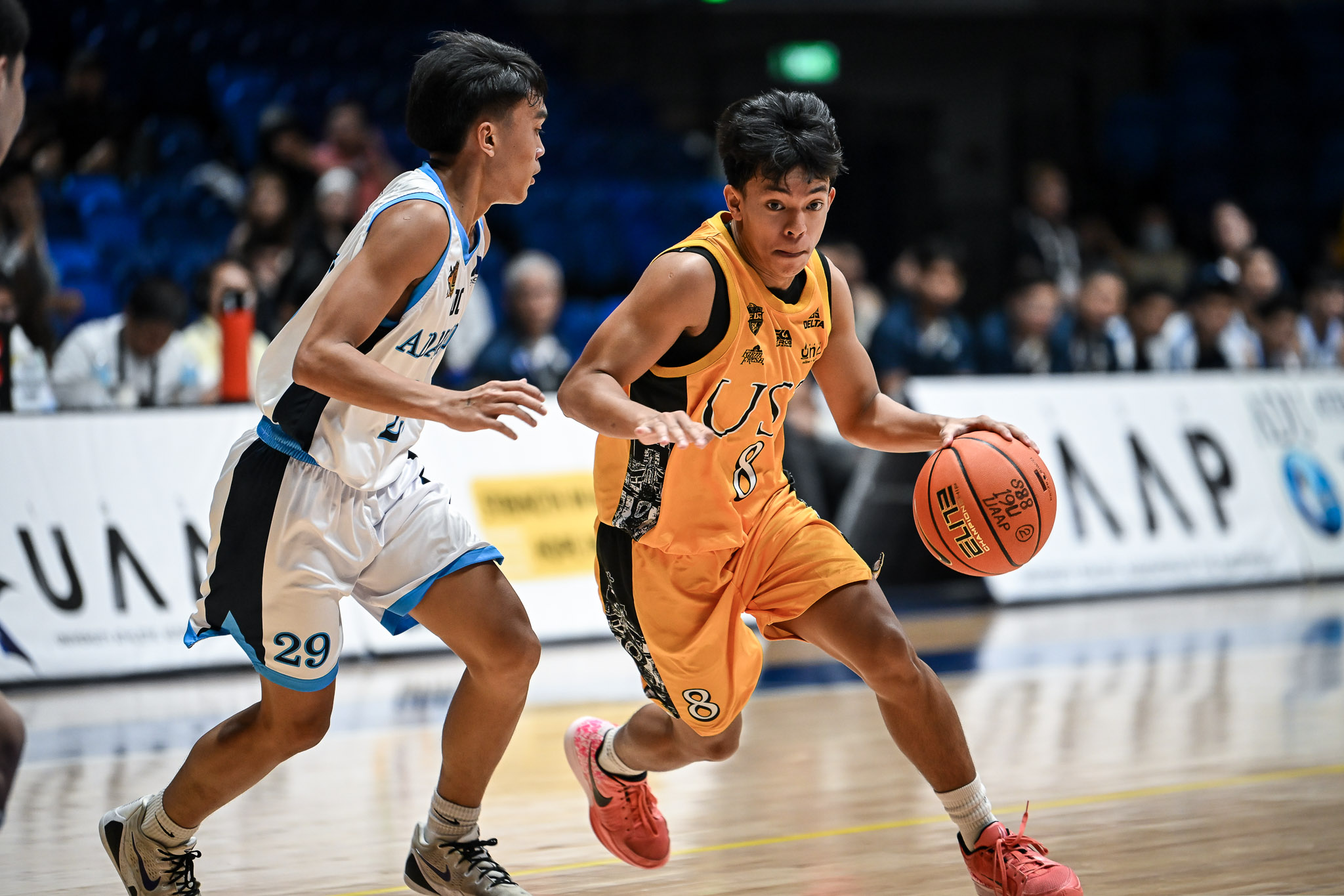 UAAP88-HS-Basketball-Kirk-Canete-9164 Co-caps Ludovice, Canete embrace pressure to lead UST's defense Basketball News UAAP UST - philippine sports news