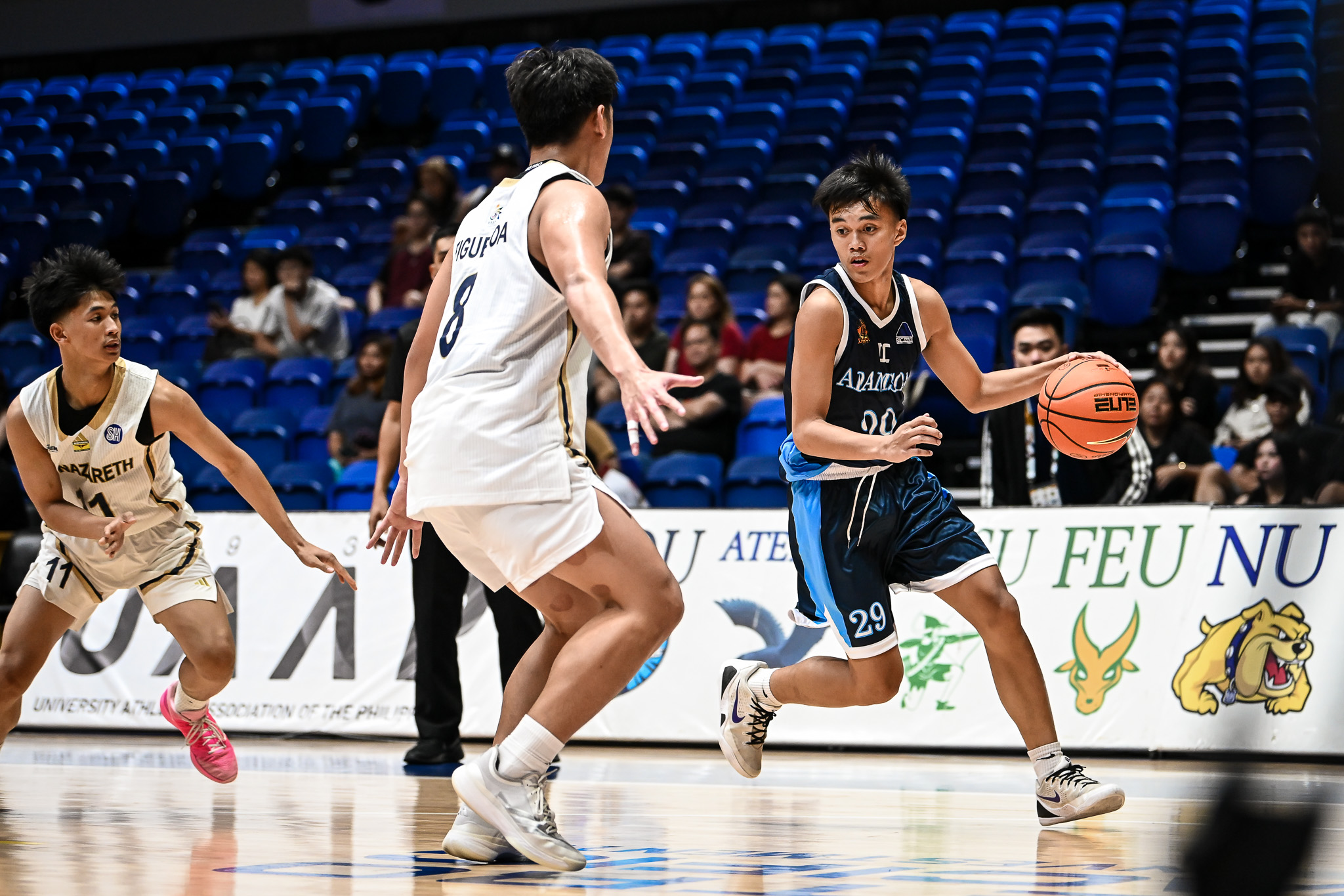 UAAP88-HSBB-Francel-Flores-9682 Matias seals win for NUNS, joins DLSZ, Ateneo, FEU-D as UAAP Boys' Basketball opening-day winners AdU Basketball DLSU News NU UAAP UP - philippine sports news