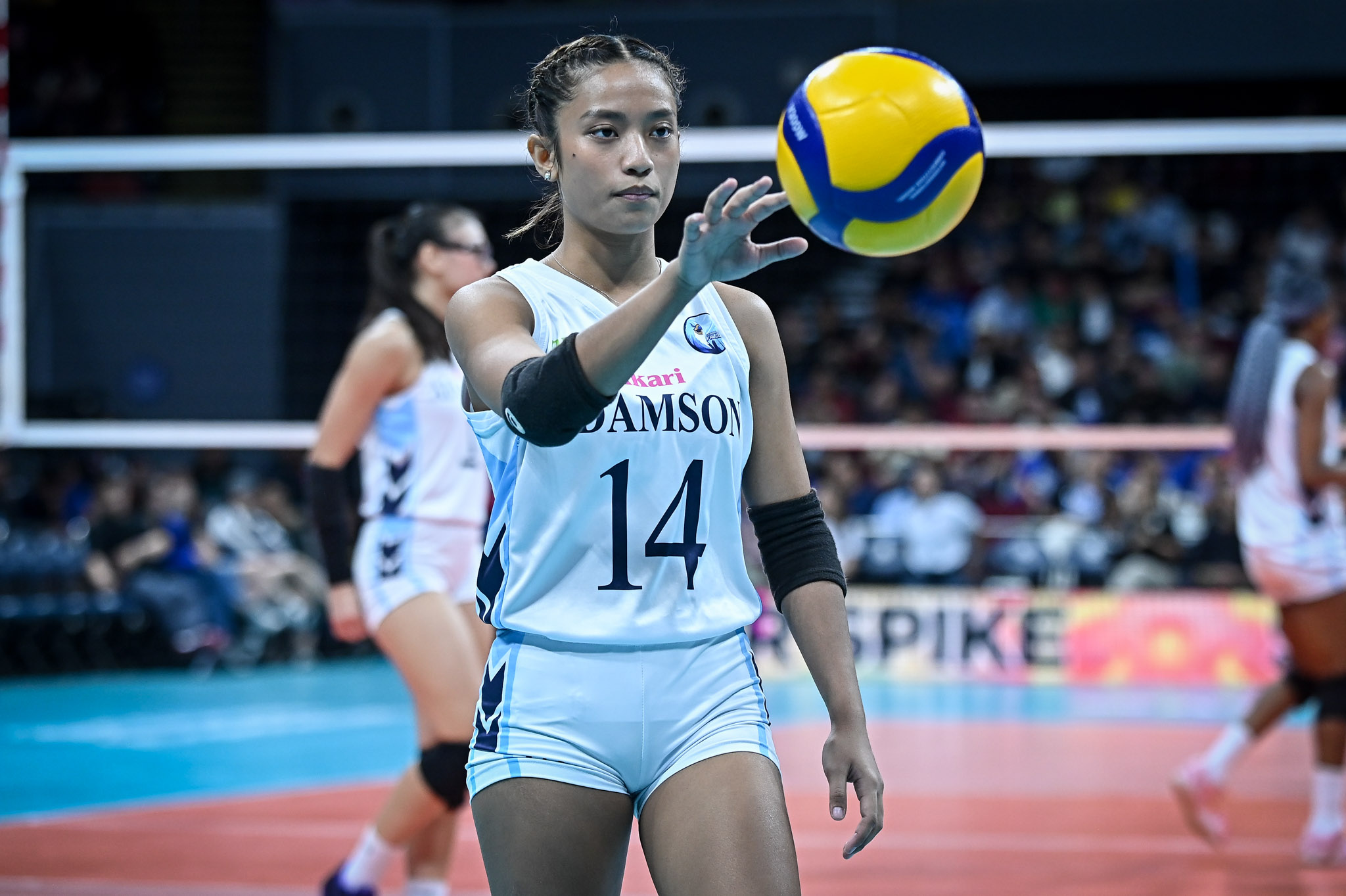 UAAP-88-WVB-AdU-vs.-ADMU-Fhei-Sagaysay-3962 Adamson cruises past Ateneo in straight sets to open UAAP Women's Volleyball campaign ADMU AdU News UAAP Volleyball - philippine sports news