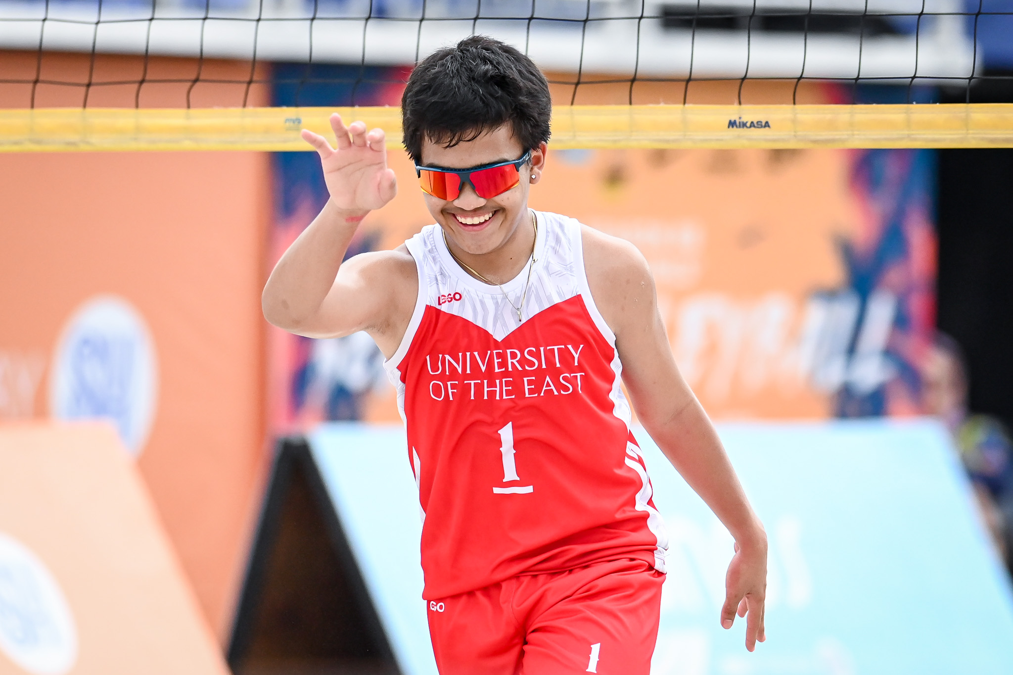 UAAP88-HSBBVB-DULLETE-MHARL-EMRIE-1933 UST's Bihag-Escobar, NUNS's Tan-Jadraque, UE's Dullete-Marcelino remain unbeaten in UAAP Boys' Beach Volley ADMU AdU Beach Volleyball DLSU FEU News NU UAAP UE UP UST - philippine sports news