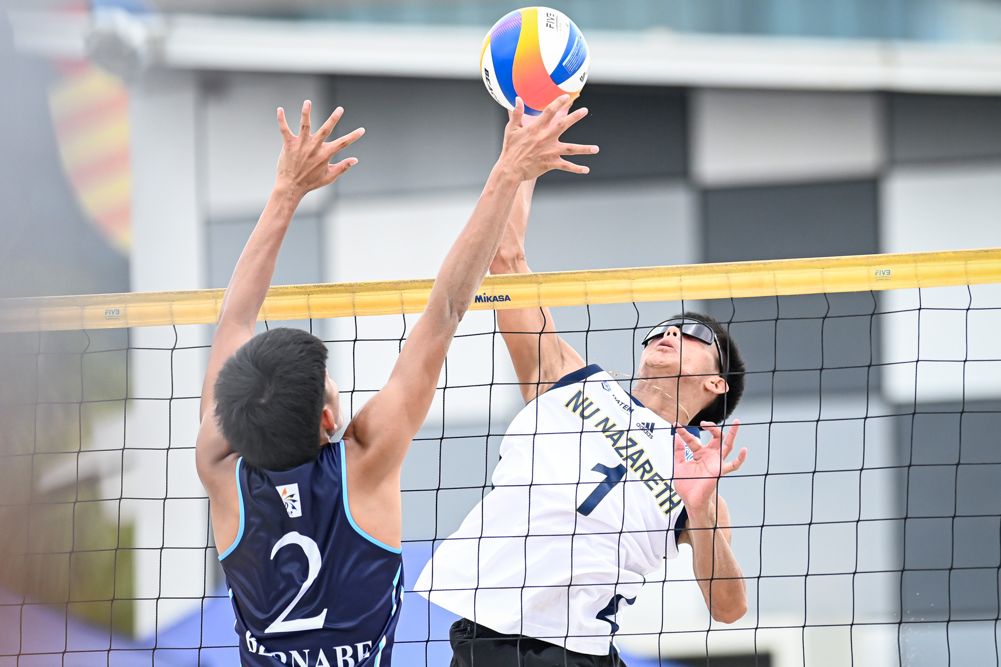 UAAP88-HSBBVB-TAN-SAMJO-KIAN-1829 Adamson's Pineda-Gonzalvo stuns NUNS's Mangyao-Candelario in UAAP Girls' Beach Volley shocker ADMU AdU Beach Volleyball DLSU FEU News NU UAAP UE UP UST - philippine sports news