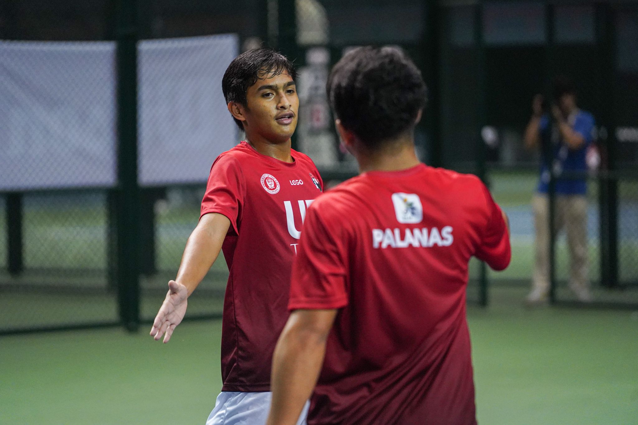 UAAP88-Tennis-Mens_-UE-vs-ADMU_-UE_-SANCHEZ-Kian-037731 Sonsona, UST cruise past La Salle to open UAAP Men’s Tennis dominantly ADMU AdU DLSU News Tennis UAAP UE UP UST - philippine sports news
