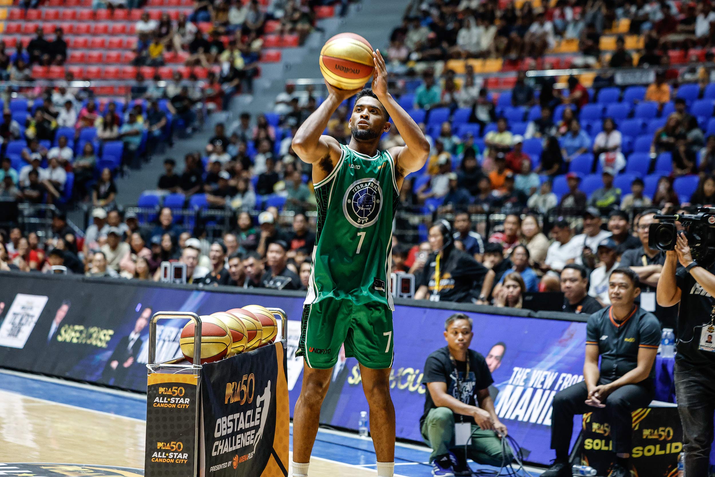 2026-PBA-All-Star-Three-Point-Shootout-Jerrick-Ahanmisi-1 Jerrick Ahanmisi completes PBA double sweep, wins 3-point shootout after obstacle challenge triumph Basketball News PBA - philippine sports news