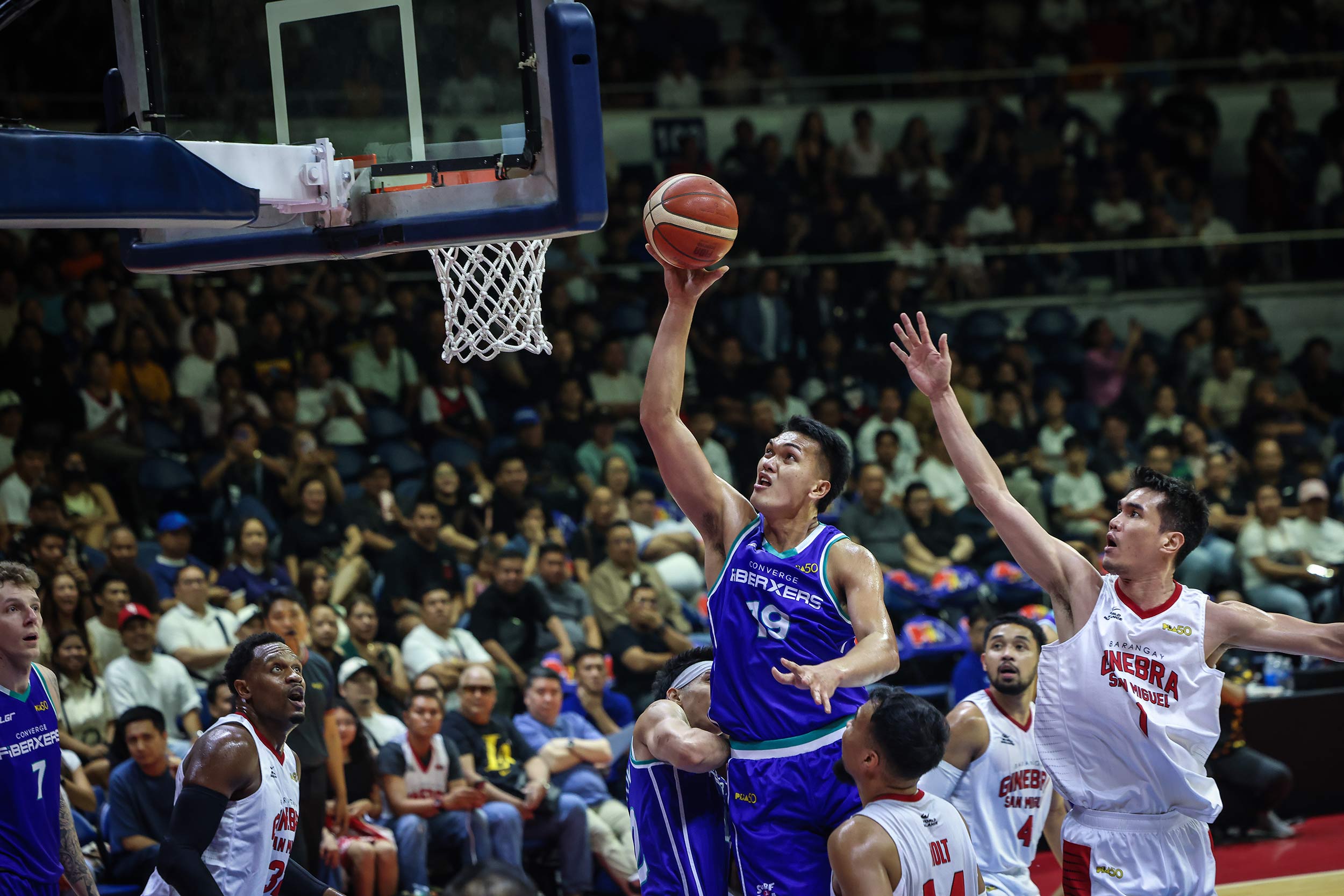 2026-PBA-Commissioners-Cup-Converge-vs-Ginebra-Justine-Baltazar Brownlee, Abarrientos lead comeback as Ginebra silences Converge in PBA thriller Basketball News PBA - philippine sports news