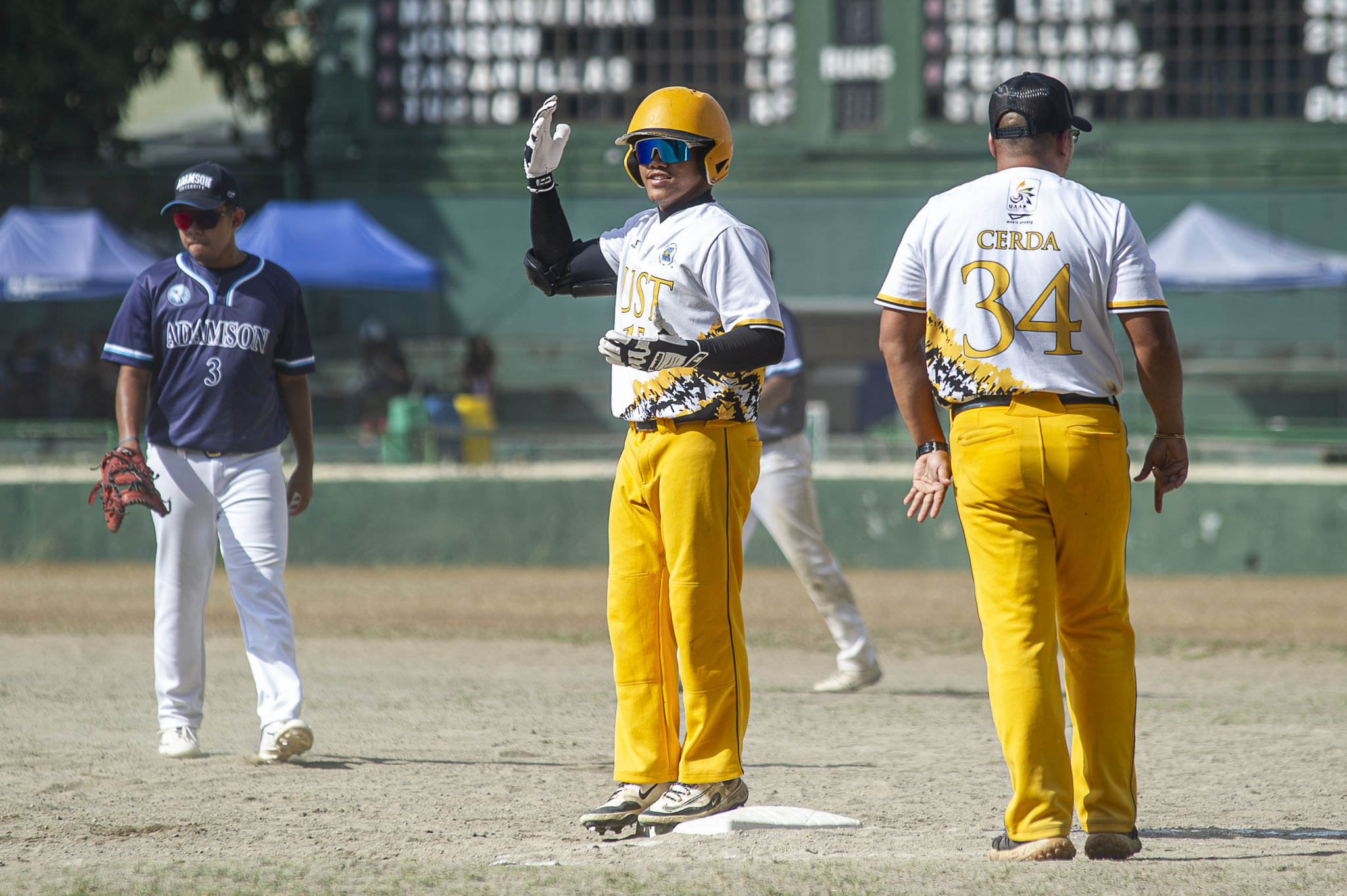 UAAP-88-Mens-Baseball-AdU-vs-UST-Marquez Adamson blasts UST with six-run rally, climbs to third in UAAP Men's Baseball AdU Baseball News UAAP UST - philippine sports news
