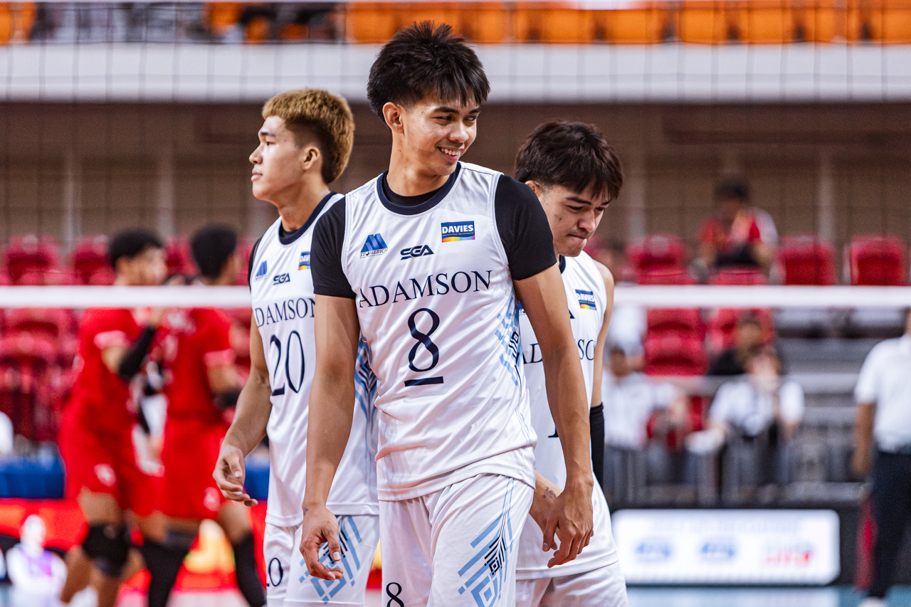 UAAP-S88-AdU-vs-UE-Mens-Volleyball-Leo-Coguimbal UE snaps 6-game skid at Adamson's expense, keeps slim UAAP Men's Volleyball semis hopes alive AdU News UAAP UE Volleyball - philippine sports news