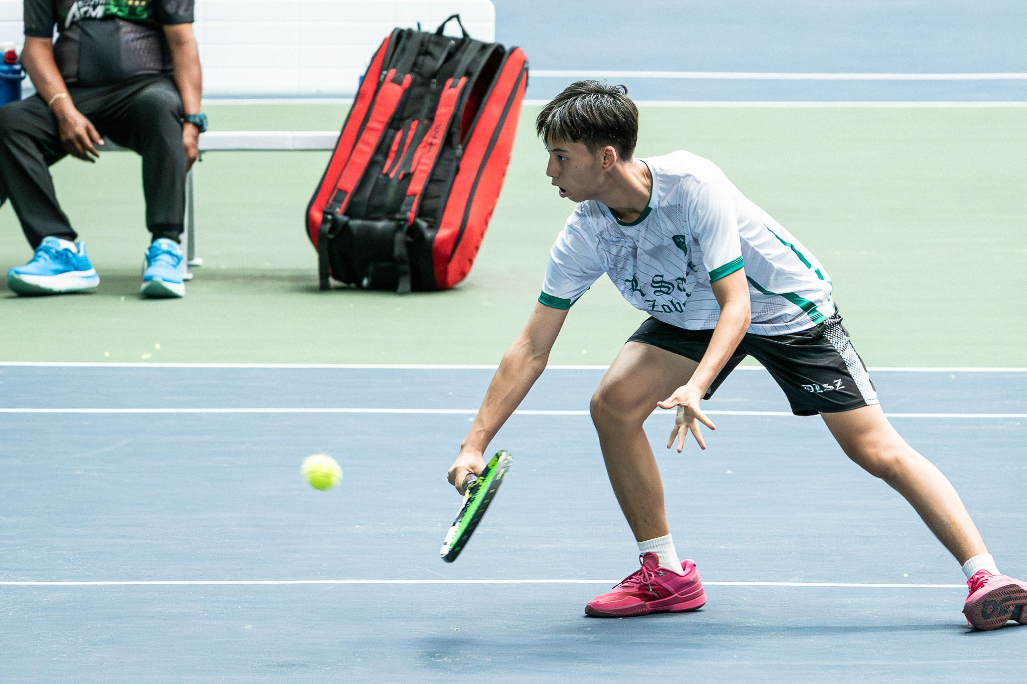 UAAP-S88-Tennis-John-De-Ocampo-06488 Delos Santos, Luzon deliver clincher as UE slips past NUNS for solo lead in UAAP Boys Tennis ADMU DLSU News NU Tennis UAAP UE UST - philippine sports news