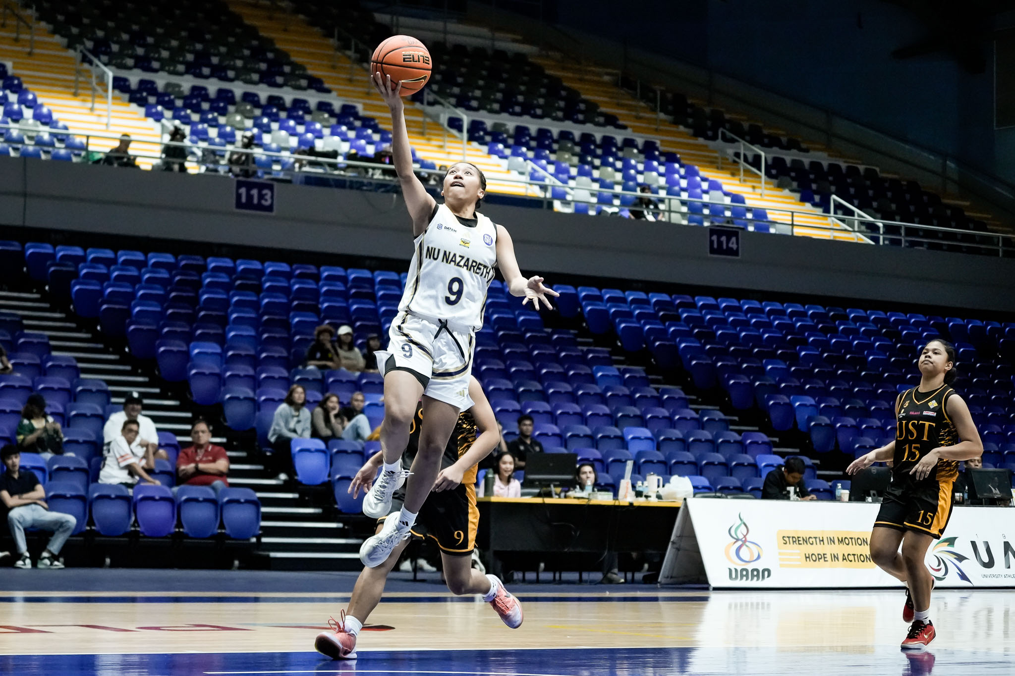 UAAP-S88-U19-GIRLS-BB-ADIN-ROSANO-3277 UST denies NUNS elims sweep ahead of UAAP Girls Basketball Finals clash Basketball News NU UAAP UST - philippine sports news