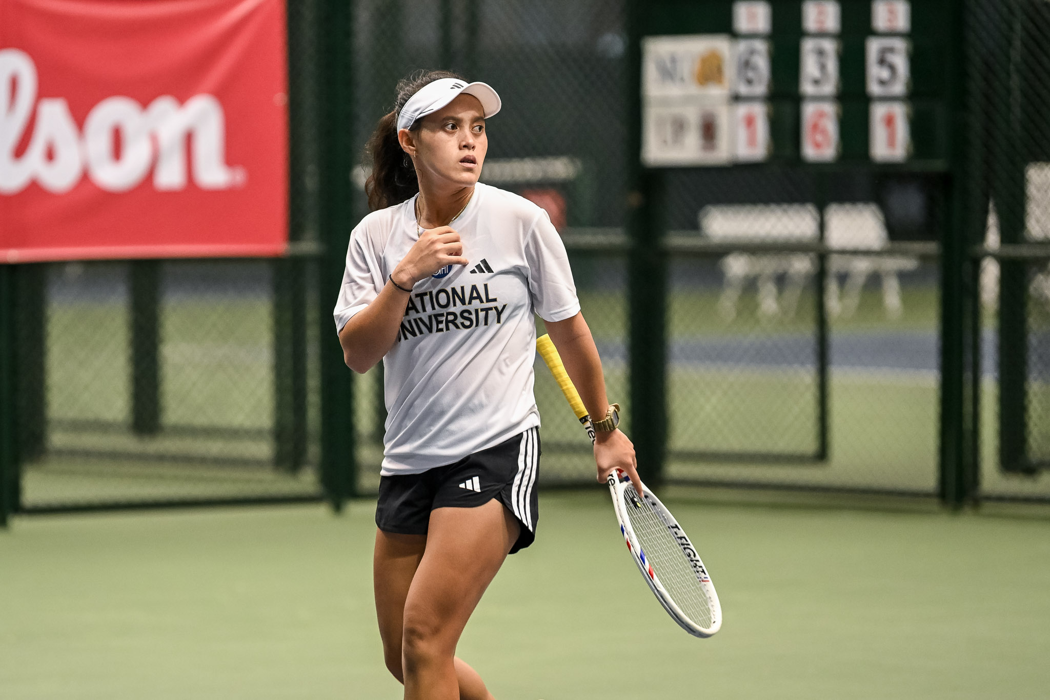 UAAP-Season-88-Womens-Tennis-Finals-ABARQUEZ-Elsie-0046 Baulete-Cornell clutch lifts NU past UP, closer to UAAP Women's Tennis crown News NU Tennis UAAP UP - philippine sports news