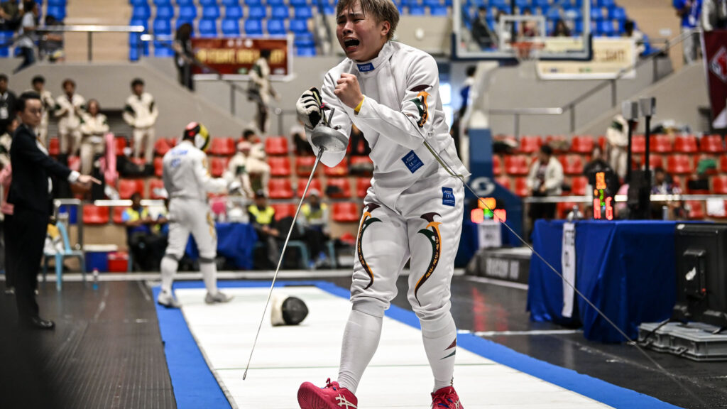 Calix Ho Calix Ho defends UP's UAAP Men's Epee crown