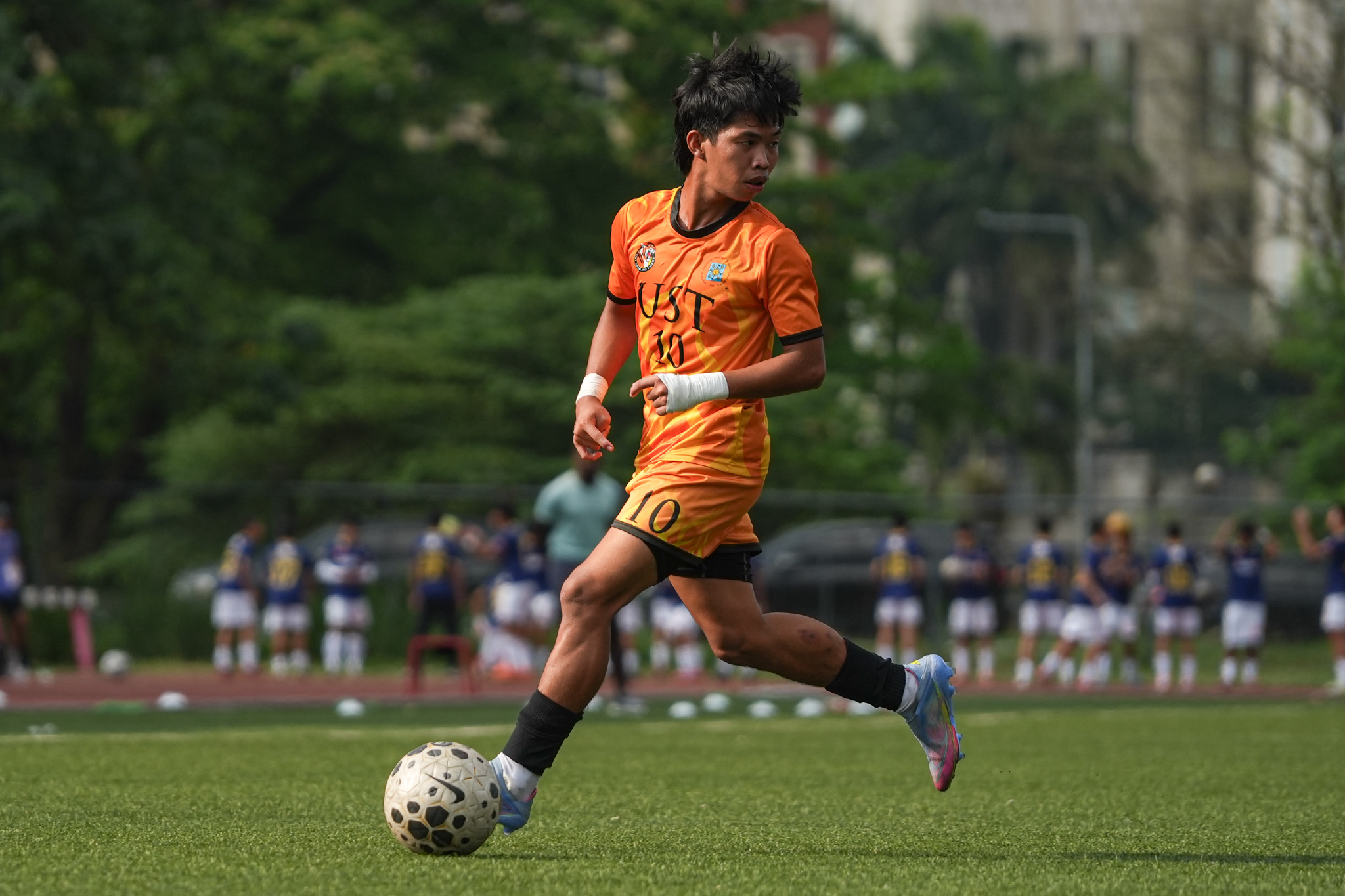 UAAP88-HS-Football_-ADU-vs-UST_-ORTEZA-Al-02760 FEU-D, UST clinch UAAP Boys Football Final Four spots, set up battle for top seed ADMU AdU DLSU FEU Football News UAAP UST - philippine sports news