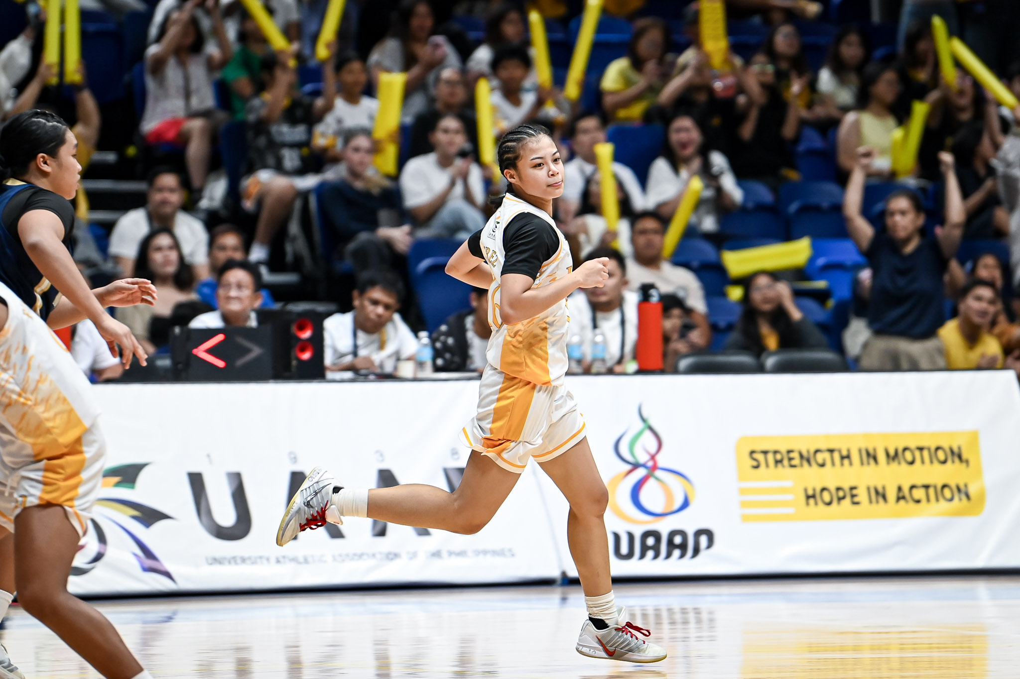 UAAP88-HSGBB-RIRI-PEREZ-2284 UST overcomes NUNS to defend UAAP Girls' Basketball title Basketball News NU UAAP UST - philippine sports news