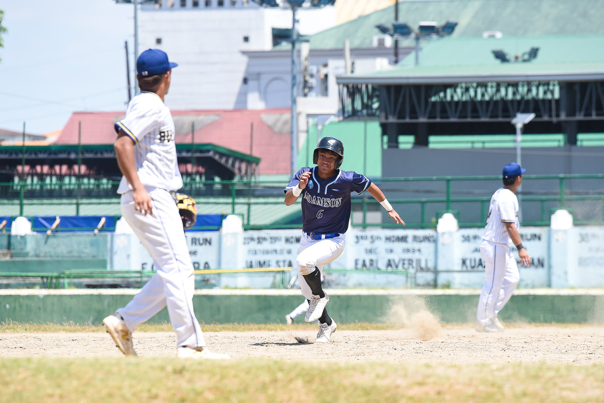 UAAP88-MENS-BASEBALL-NU-VS-ADU-MADARIMOT-ZERGE-E.-1641 NU dominates Adamson, remains on top of UAAP Baseball AdU Baseball News NU UAAP - philippine sports news