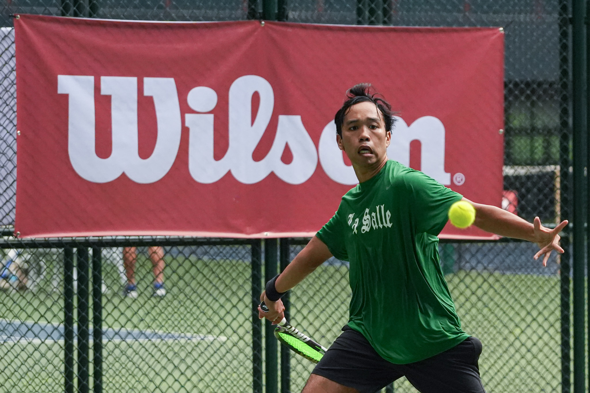 UAAP88-Tennis-Mens_DLSU-vs-UST_-TORTAL-07917 UP, UST inch closer to UAAP Men's Tennis semis berths with dominant wins ADMU AdU DLSU News Tennis UAAP UE UP UST - philippine sports news