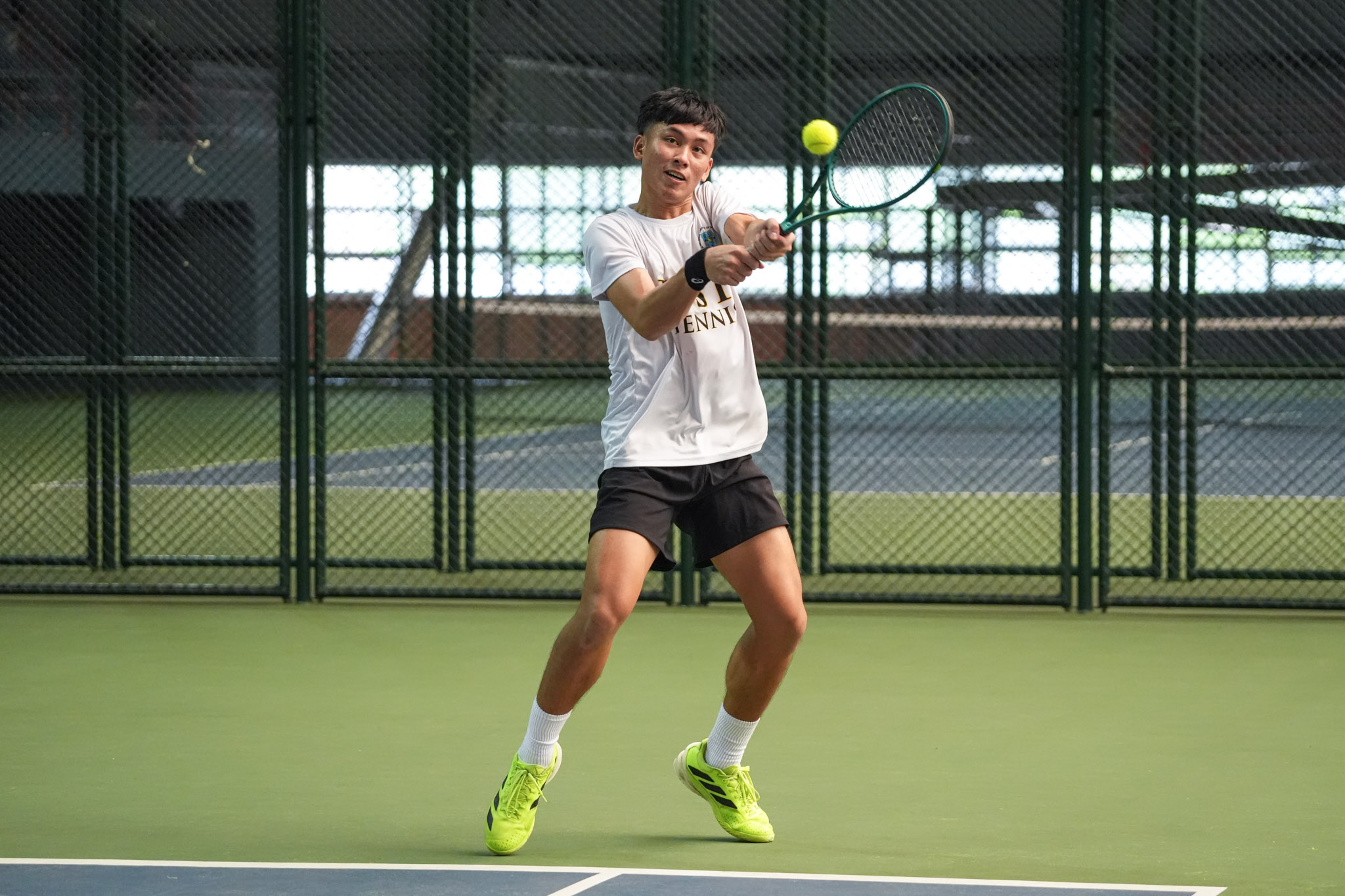 UAAP88-Tennis-Tournament-Mens-Finals_-BAID-Al-Zayeed-01699 UST annexes 17th UAAP Men's Tennis title, ends UP's dream News Tennis UAAP Uncategorized UP UST - philippine sports news