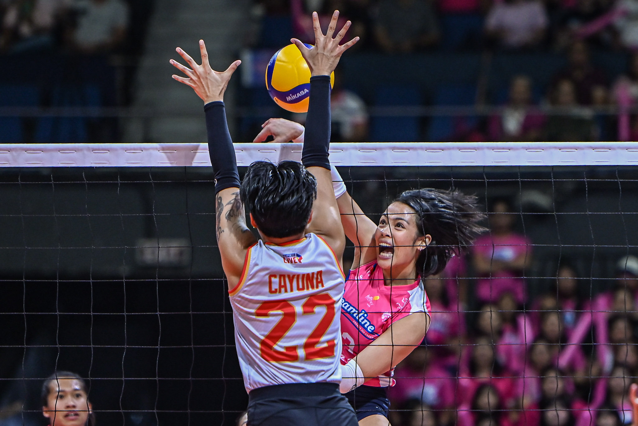 PVL-AFC-Finals-G1-Creamline-vs.-Cignal-Jema-Galanza-2110 Jema Galanza, drawing from experience, warns of tougher Game 2 battle News PVL Volleyball - philippine sports news