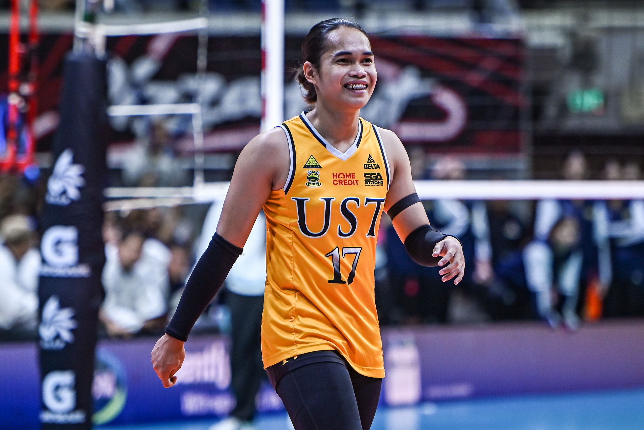 UAAP-88-WVB-NU-vs.-UST-Angge-Poyos-7403 NU earns UAAP Women's Volleyball semis bye as UST, FEU battle for lost spot News NU UAAP UST Volleyball - philippine sports news