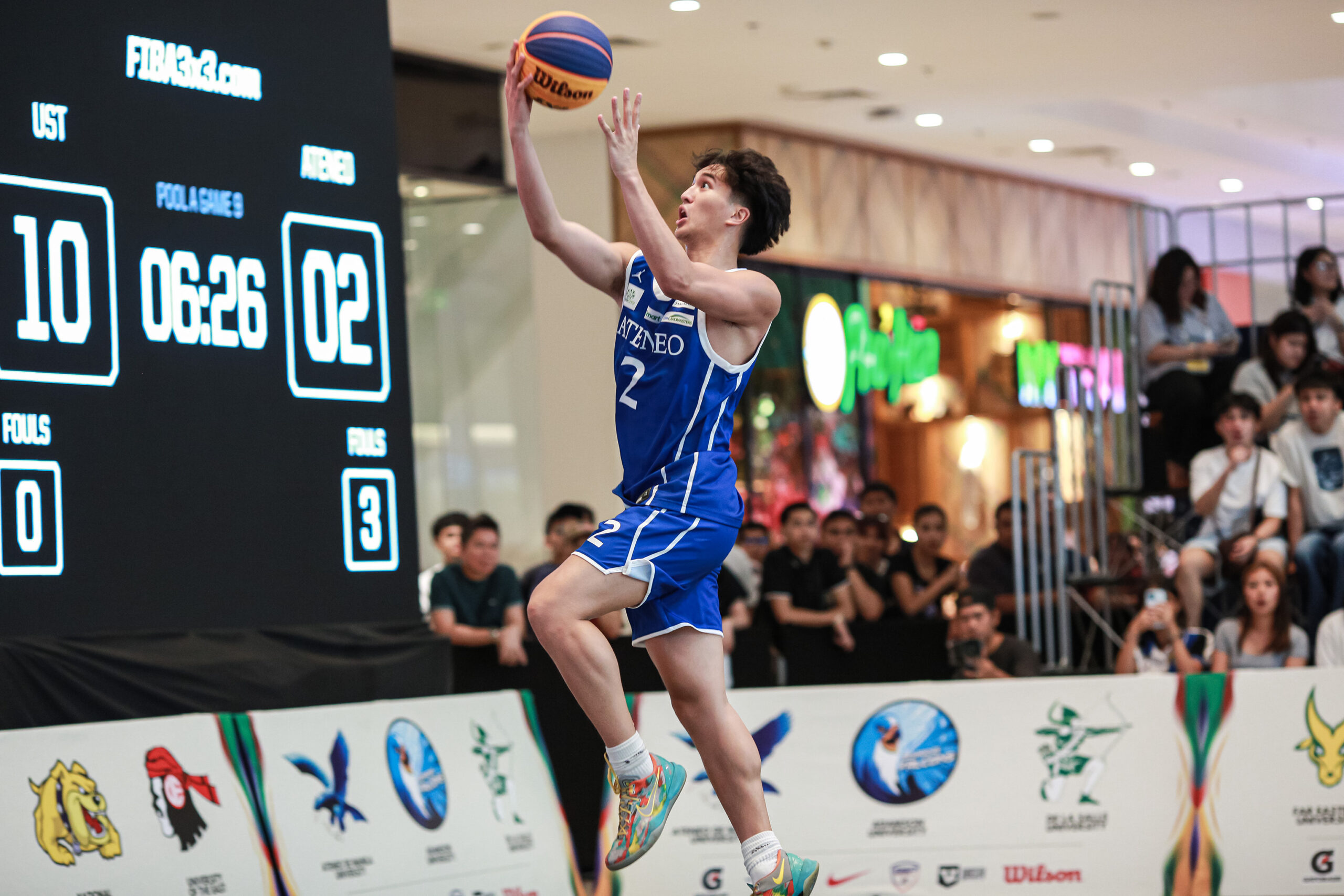 UAAP88-3x3-Mens_-UST-vs-ATENEO_GAMBER_KYLE-3-scaled La Salle, Ateneo stay unbeaten, set up blockbuster UAAP Men's 3x3 rivalry clash 3x3 Basketball ADMU AdU DLSU FEU News NU UAAP UE UP UST - philippine sports news