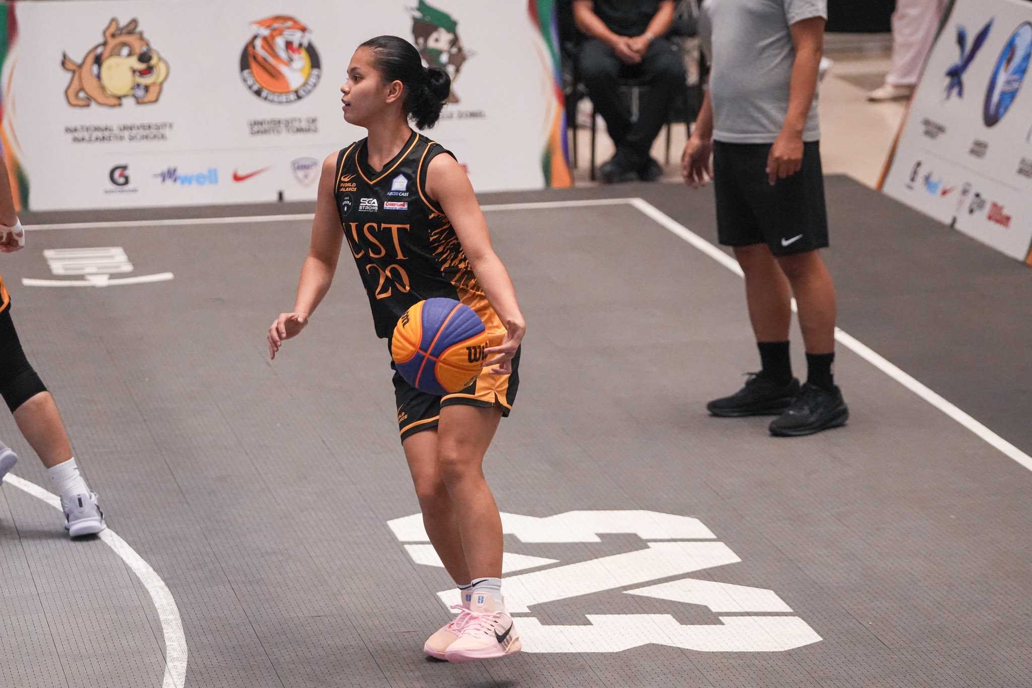 UAAP88-3x3-Womens_-NU-vs-UST_-SIERBA-Karylle-09728 La Salle, Ateneo stay unbeaten, set up blockbuster UAAP Men's 3x3 rivalry clash 3x3 Basketball ADMU AdU DLSU FEU News NU UAAP UE UP UST - philippine sports news