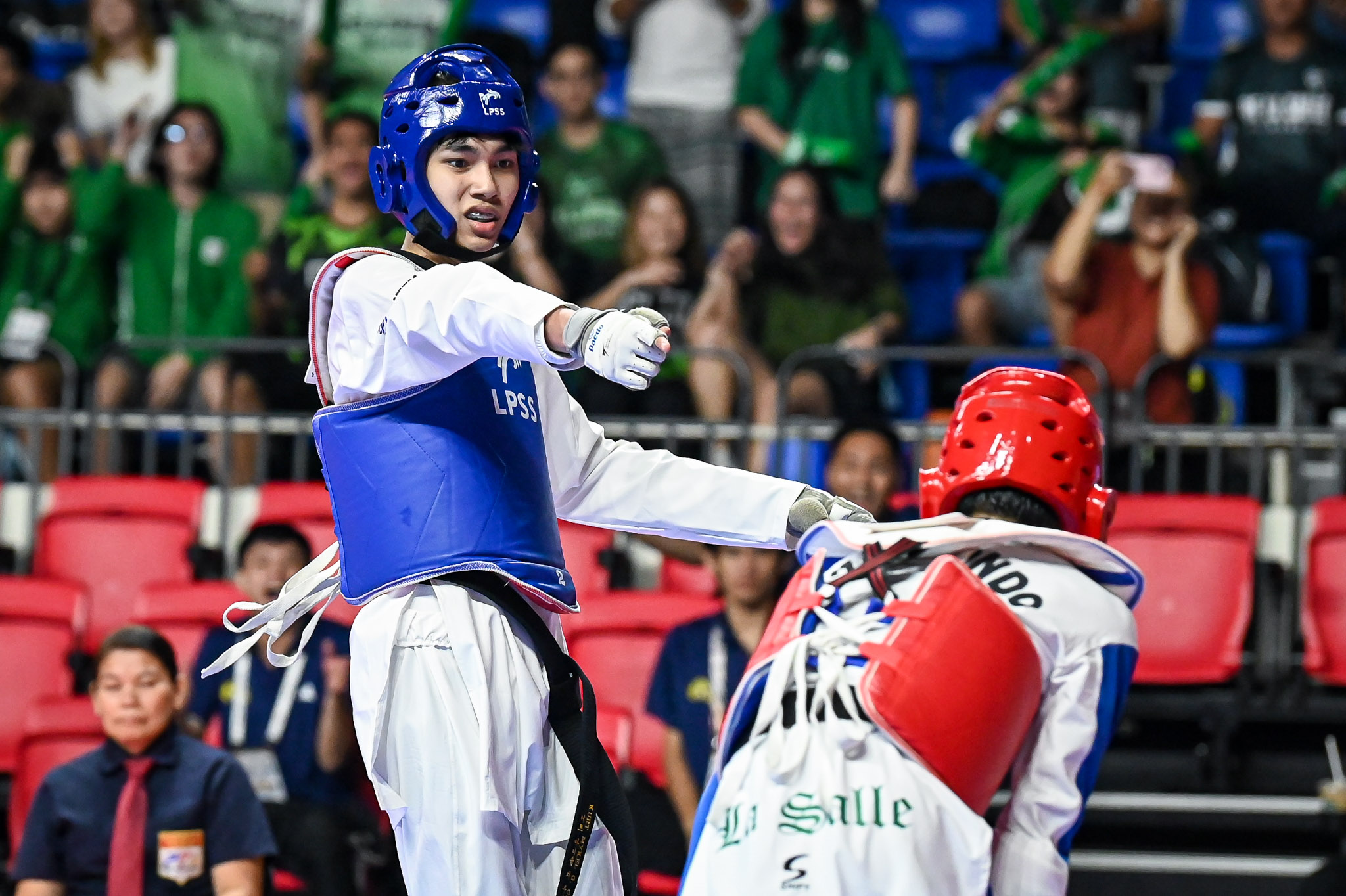 UAAP88-TKD-MEN-FIN-KURT-CURATA-8006 Nine Bulldogs storm to UAAP kyorugi finals in massive NU surge ADMU DLSU FEU News NU Taekwondo UAAP UP UST - philippine sports news