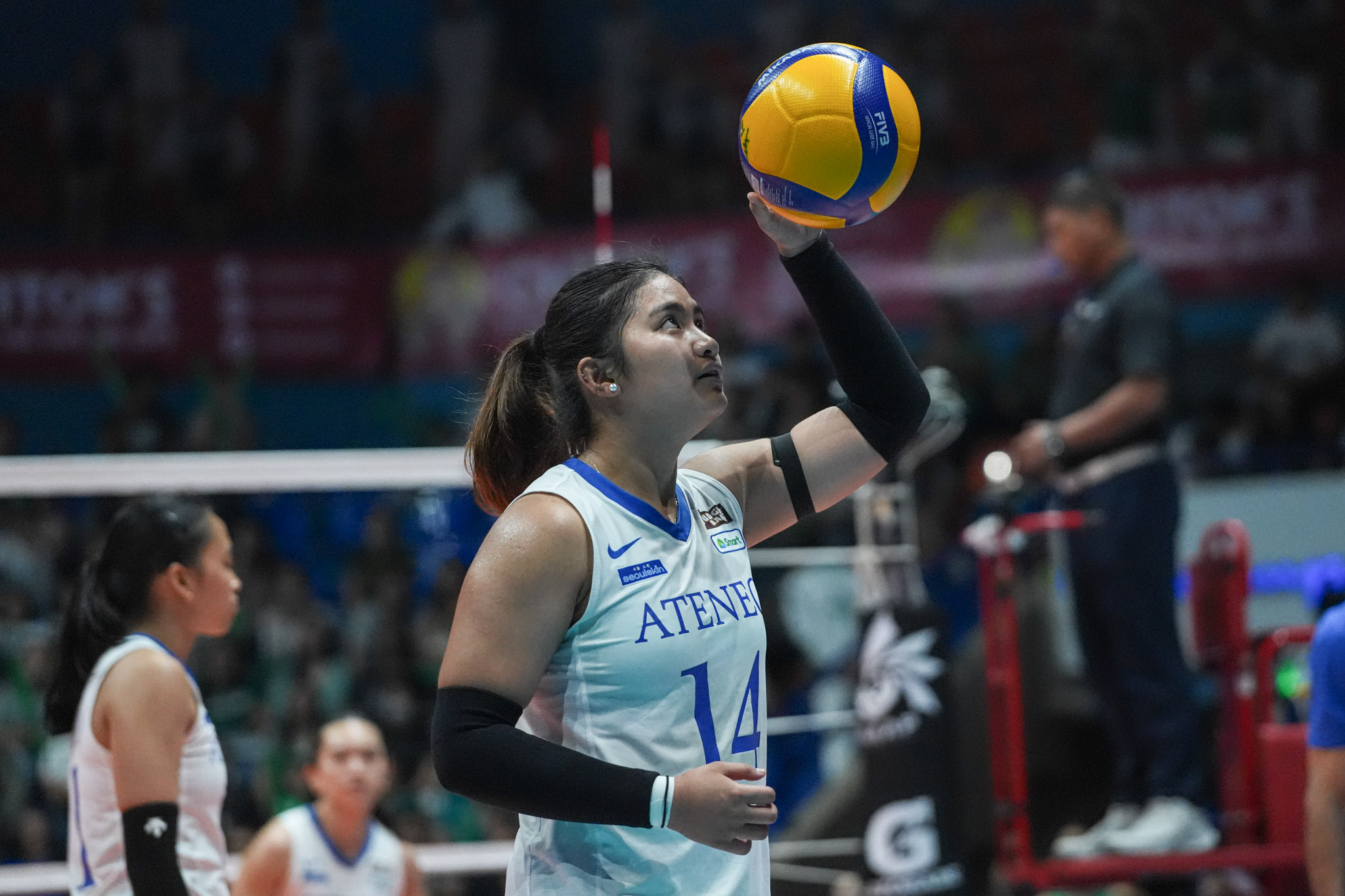 UAAP88-WVB-ADMU-vs-DLSU_-HERMOSURA-Ana-07053 La Salle crushes Ateneo, moves closer to UAAP Women's Volleyball elims sweep ADMU DLSU News UAAP Volleyball - philippine sports news