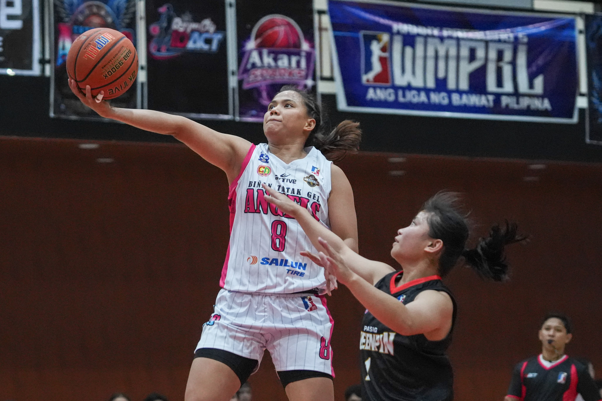 WMPBL-2nd-Reg-Season_-Binan-Angels-vs-Queenpins_-SORIANO-Eka-05619 Biñan-Tatak Gel storms to solo lead in WMPBL after dominant win over Pasig Basketball News WMPBL - philippine sports news