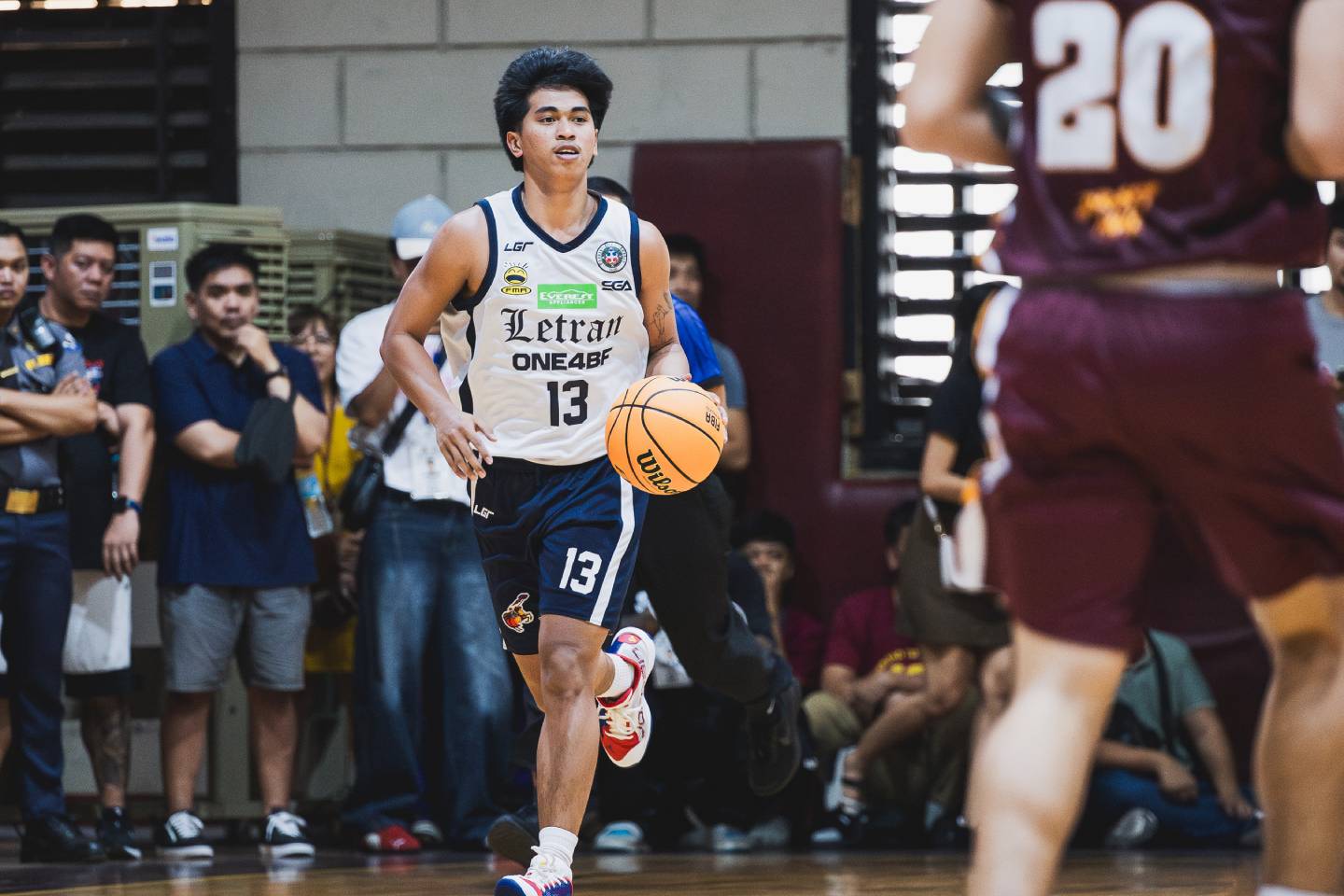 2026-Asiabasket-NSAC-Letran-def-Perpetual-Titing-Manalili La Salle, UP lead six-team UAAP charge into Asiabasket quarters ADMU AdU AU Basketball CSB CSJL DLSU EAC FEU LPU MIT News NU SBC SSC-R UP UST - philippine sports news