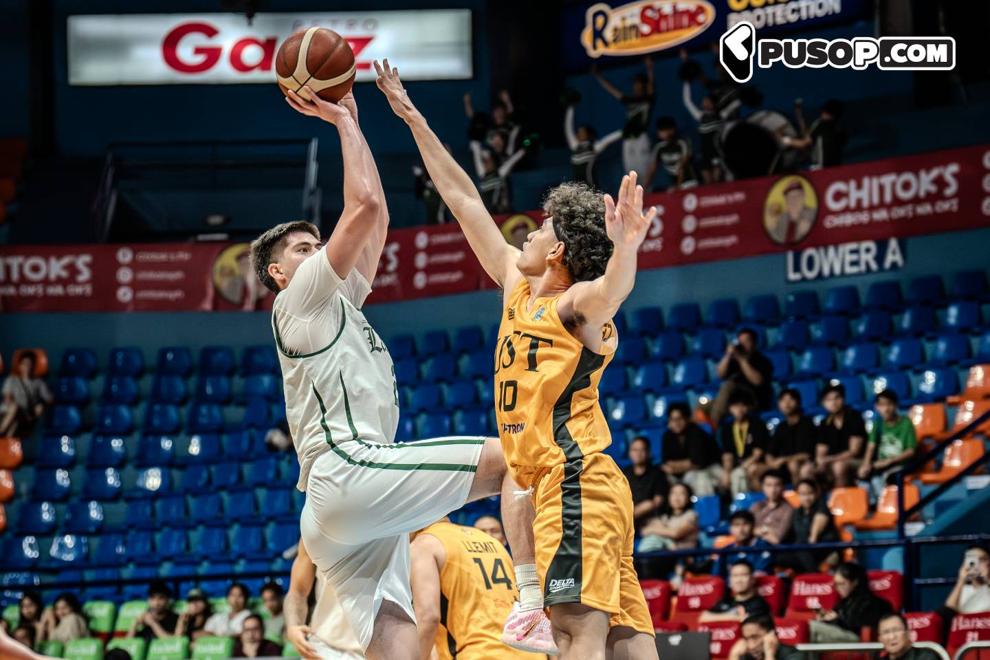 Amos drains clutch triple as La Salle escapes UST for first Filoil win