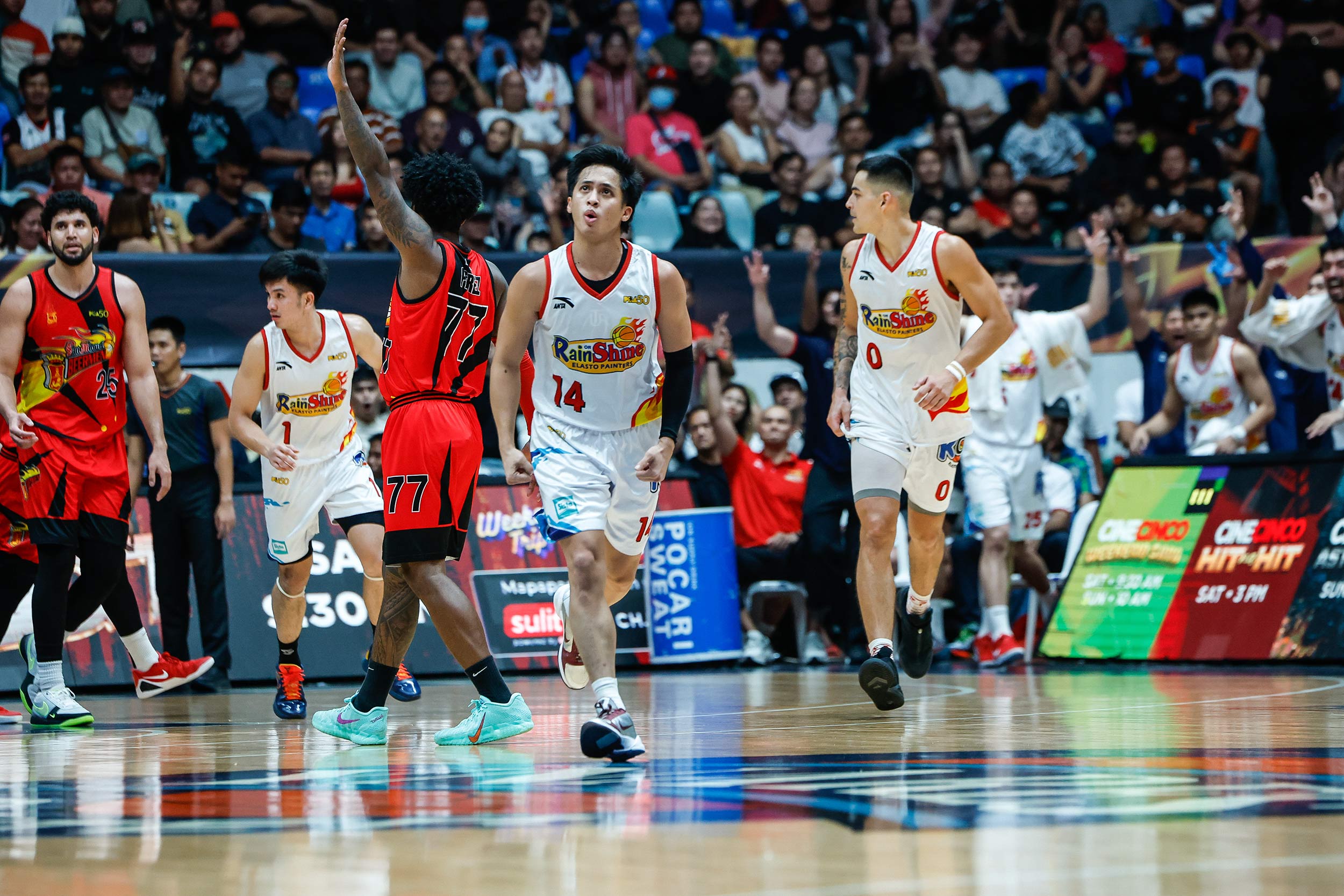 Rain or Shine stuns San Miguel, books PBA semis spot