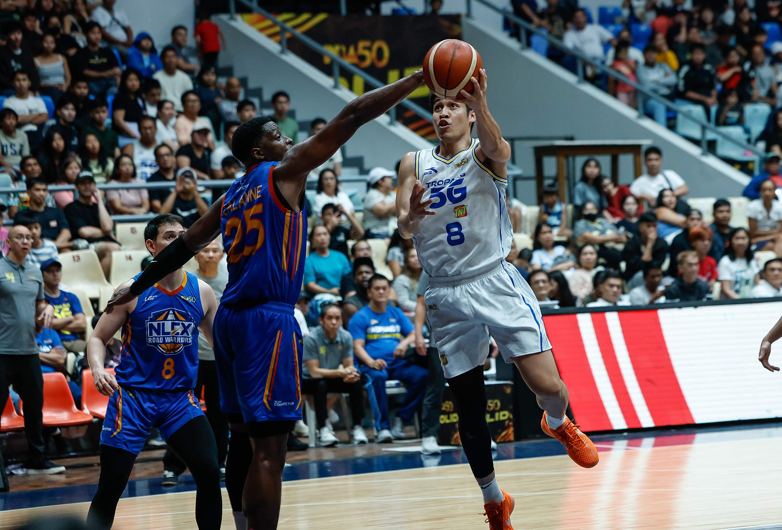 2026-PBA-Commissioners-Cup-QF-2-NLEX-vs-TNT-Calvin-Oftana TNT overcomes twice-to-win odds, eliminates top-seed NLEX to reach PBA semis Basketball News PBA - philippine sports news