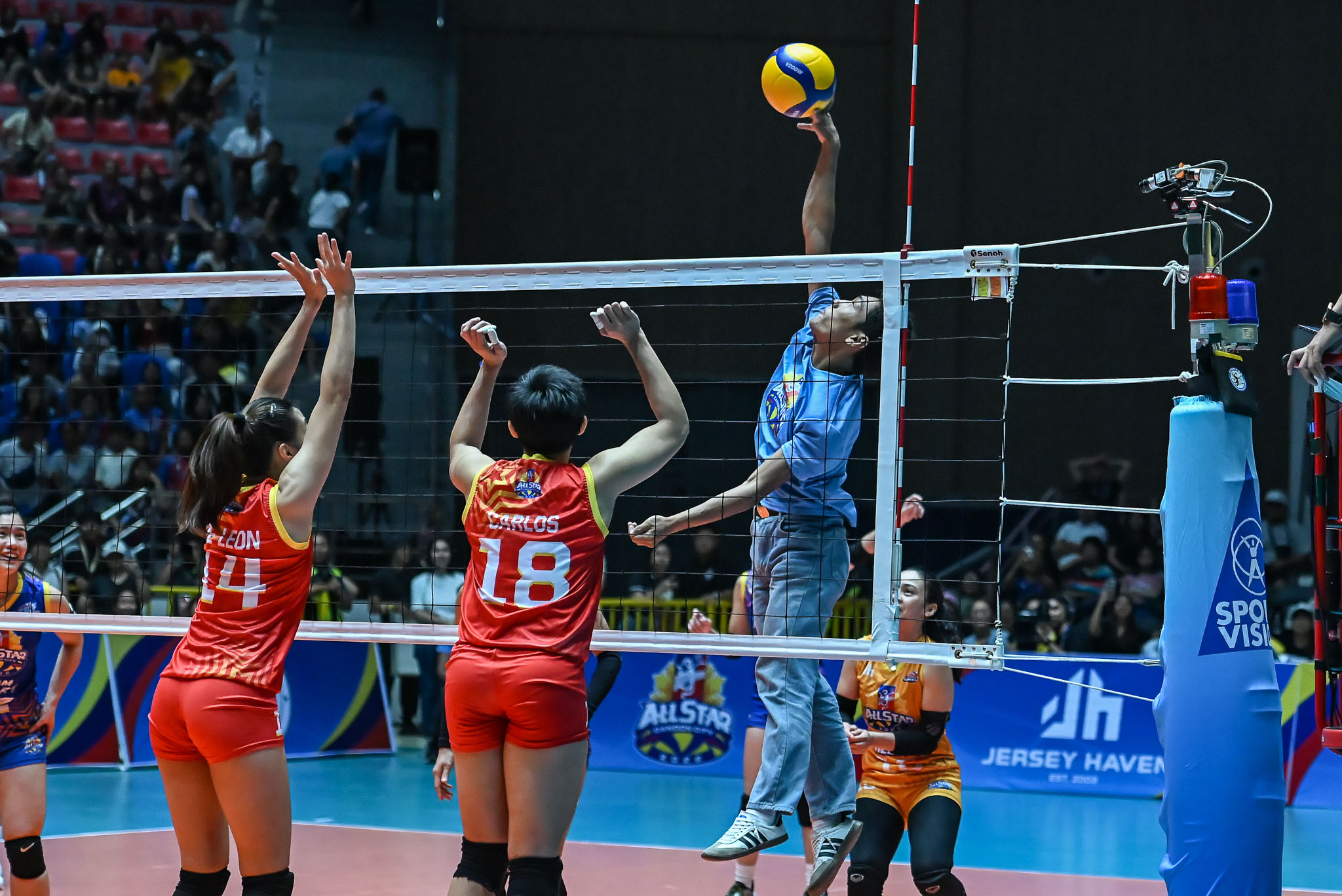 Sideline duty turns spotlight moment for volunteer in PVL All-Star showcase