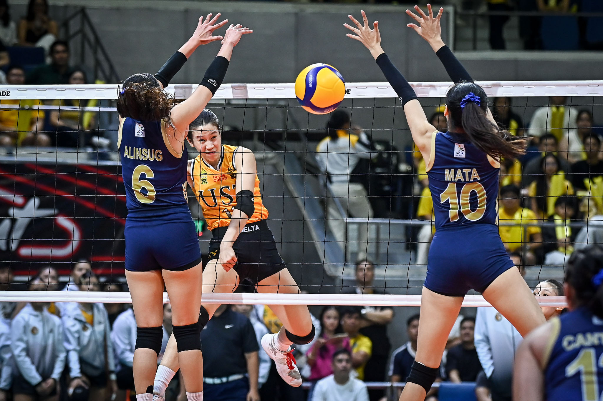 UAAP-88-WVB-F4-UST-vs.-NU-Reg-Jurado-1320 NU shows championship poise, outlasts UST to book UAAP Women's Volleyball Finals clash with La Salle News NU UAAP UST Volleyball - philippine sports news