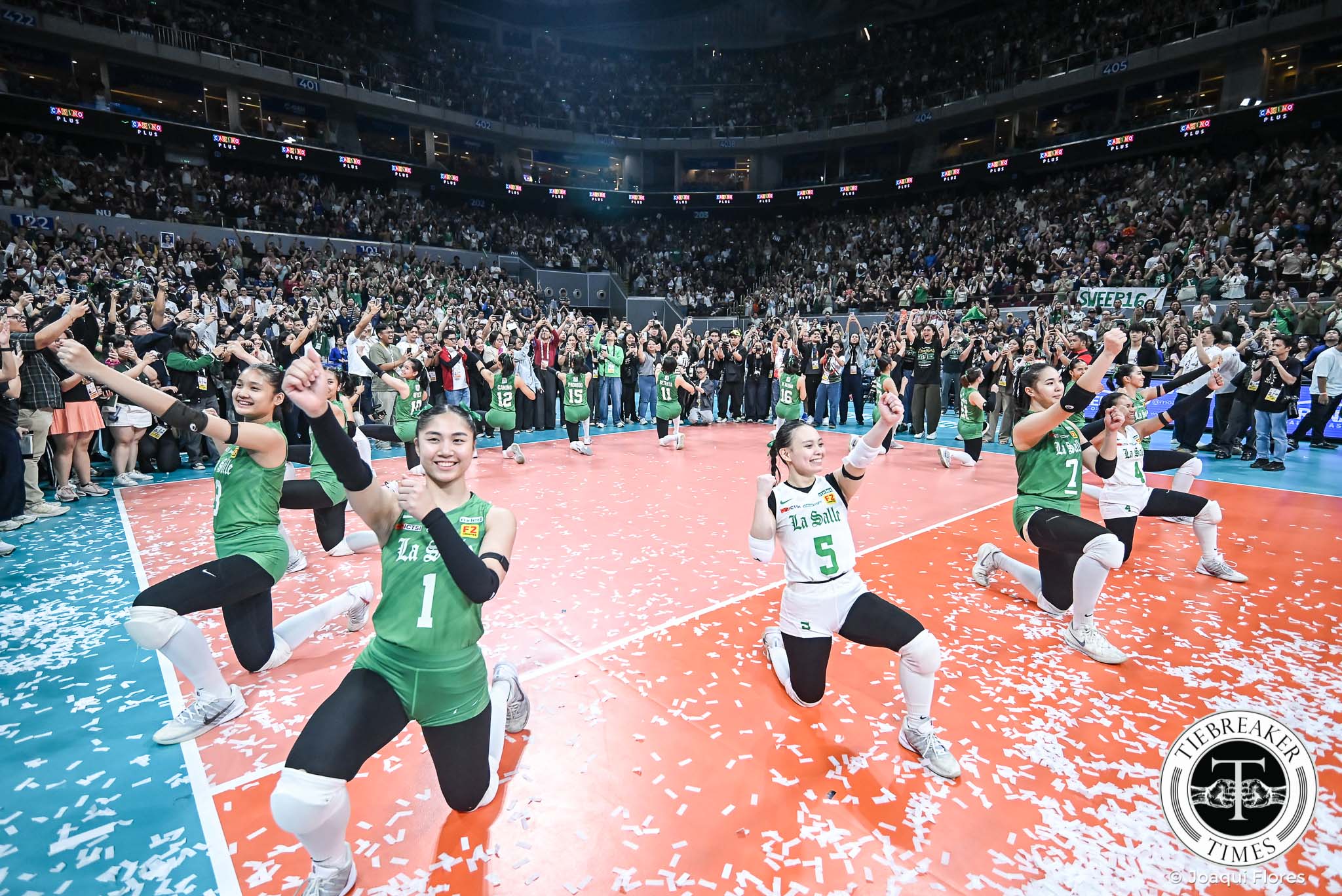 UAAP-88-WVB-Finals-G2-DLSU-vs.-NU-Archer-stance-3037 'Batch 122' set for final UAAP run DLSU News UAAP Volleyball - philippine sports news