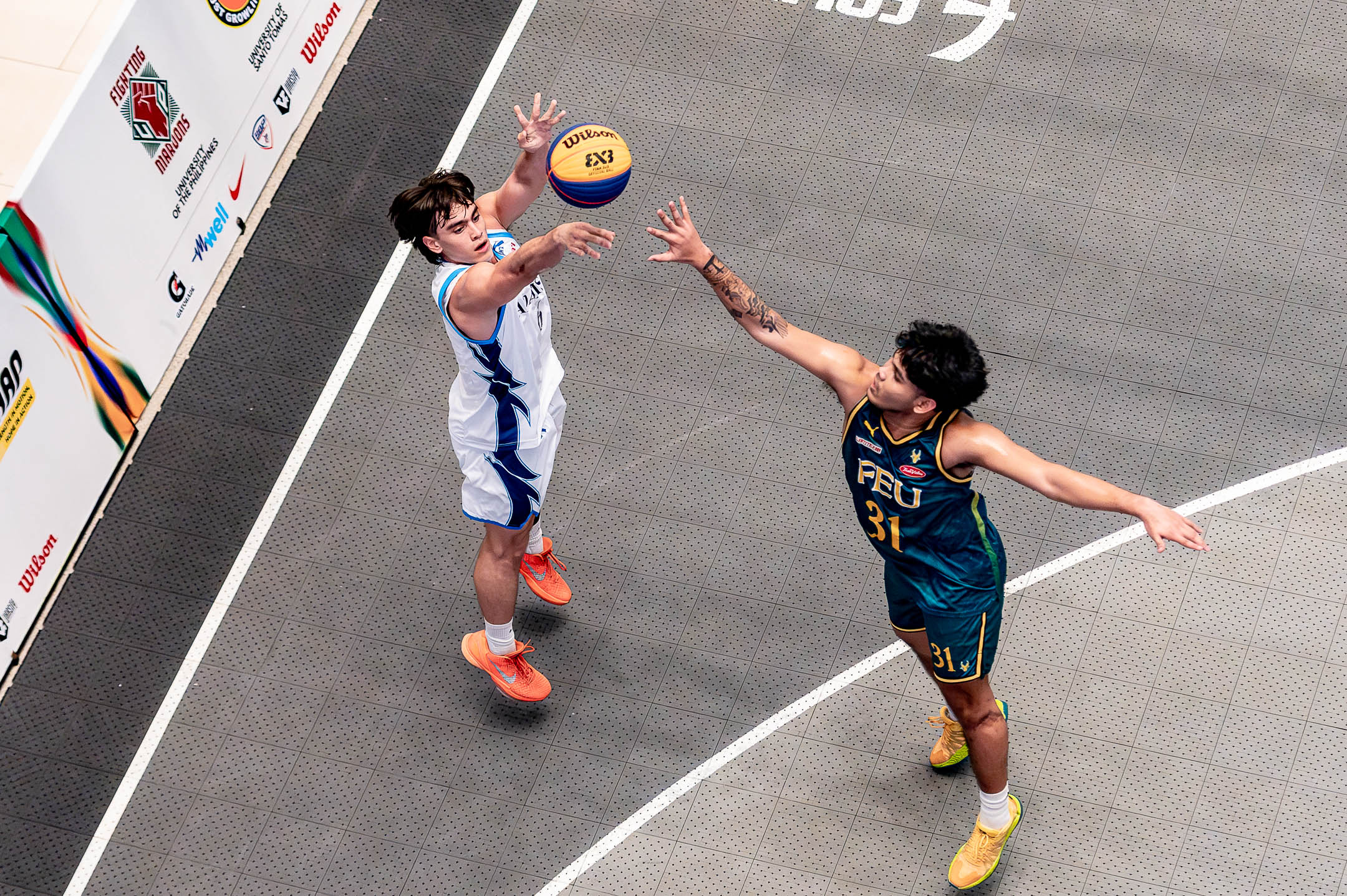 UAAP-S88-3X3-MENS-ADU-vs.-FEU-Noah-Pacquiao-1806 Luis Pablo perfect as La Salle dismantles Ateneo in UAAP Men's 3x3 clash 3x3 Basketball ADMU AdU DLSU FEU News NU UAAP UE UP UST - philippine sports news