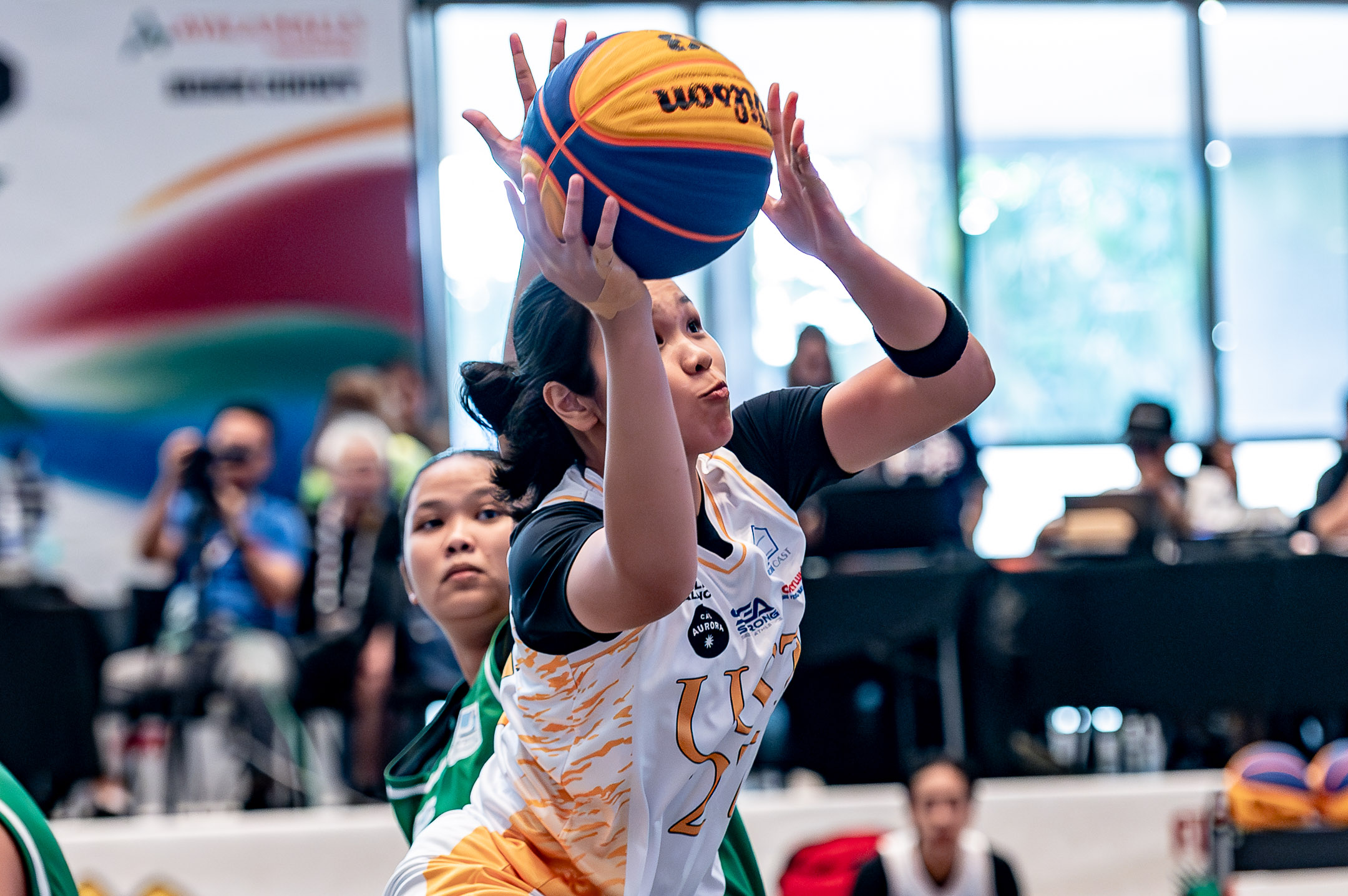 UAAP-S88-3X3-WOMENS-UST-vs.-DLSU-Coi-Danganan-1633 Luis Pablo perfect as La Salle dismantles Ateneo in UAAP Men's 3x3 clash 3x3 Basketball ADMU AdU DLSU FEU News NU UAAP UE UP UST - philippine sports news
