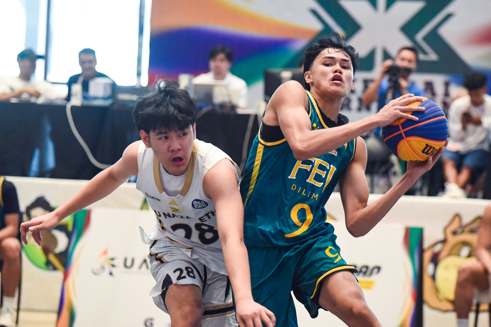 UAAP88-3X3-BOYS-Dwayne-Enriquez-2421 UST, FEU-D, DLSZ clinch semis berths in UAAP 19U 3x3 3x3 Basketball ADMU AdU DLSU FEU News NU UAAP UE UP UST - philippine sports news