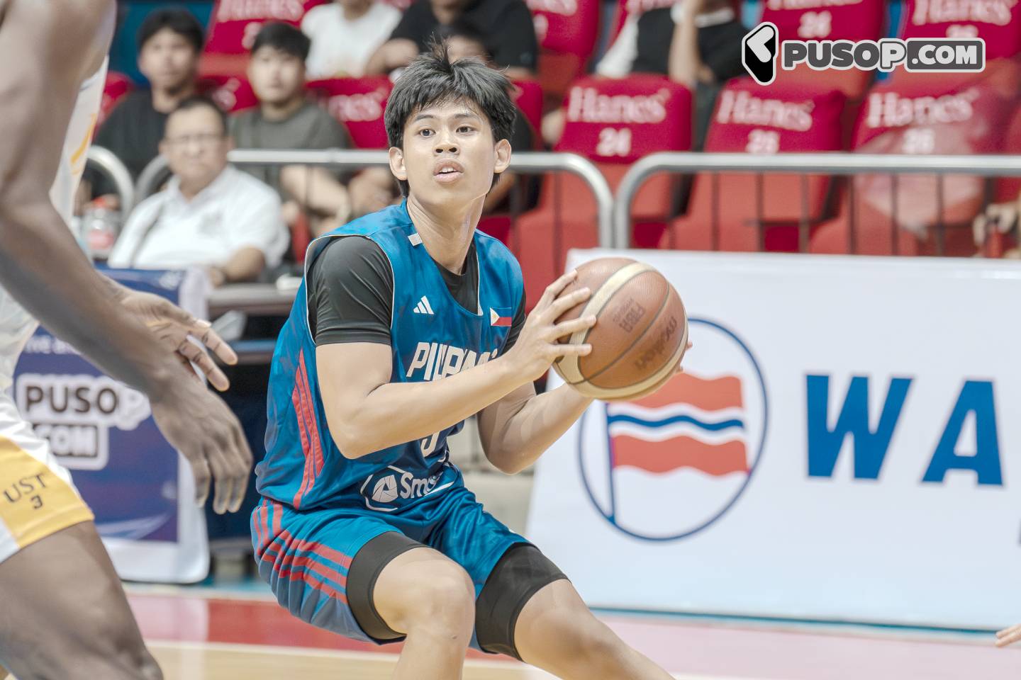 2026-Filoil-UST-vs-Gilas-Boys-Bruce-Tubongbanua UST holds off gallant Gilas Boys push to reach Filoil quarters Basketball EAC Gilas Pilipinas JRU LPU MIT News SSC-R UPHSD UST - philippine sports news