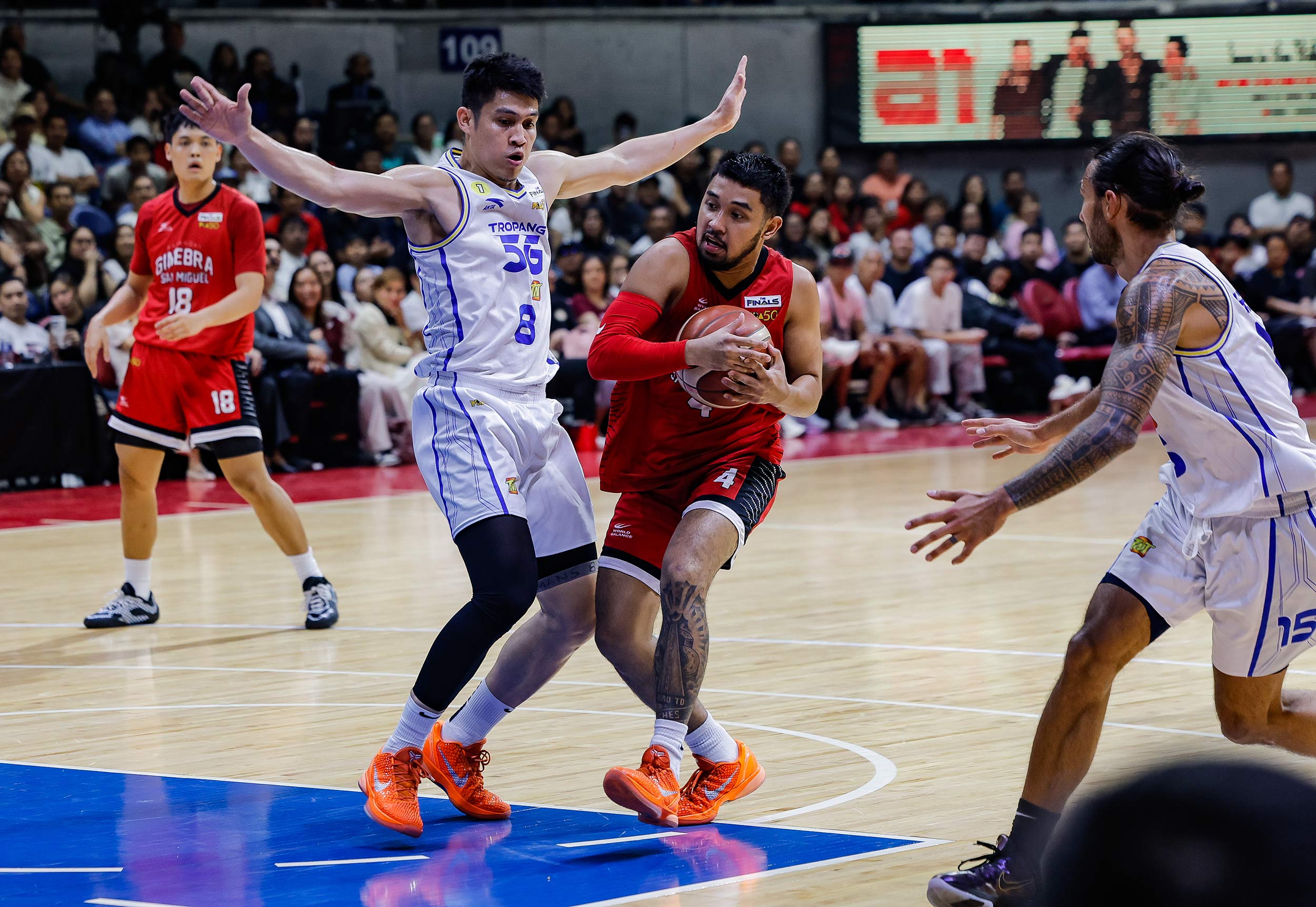 2026-PBA-Commissioners-Cup-Finals-Game-1-Ginebra-vs-TNT-RJ-Abarrientos RJ Abarrientos atones for miscues with huge finish in Finals opener Basketball News PBA - philippine sports news