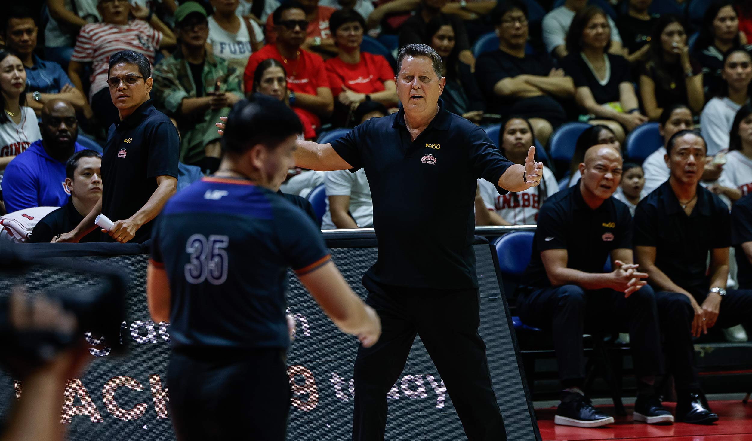 Tim Cone airs frustration over officiating after Ginebra’s Game 2 loss